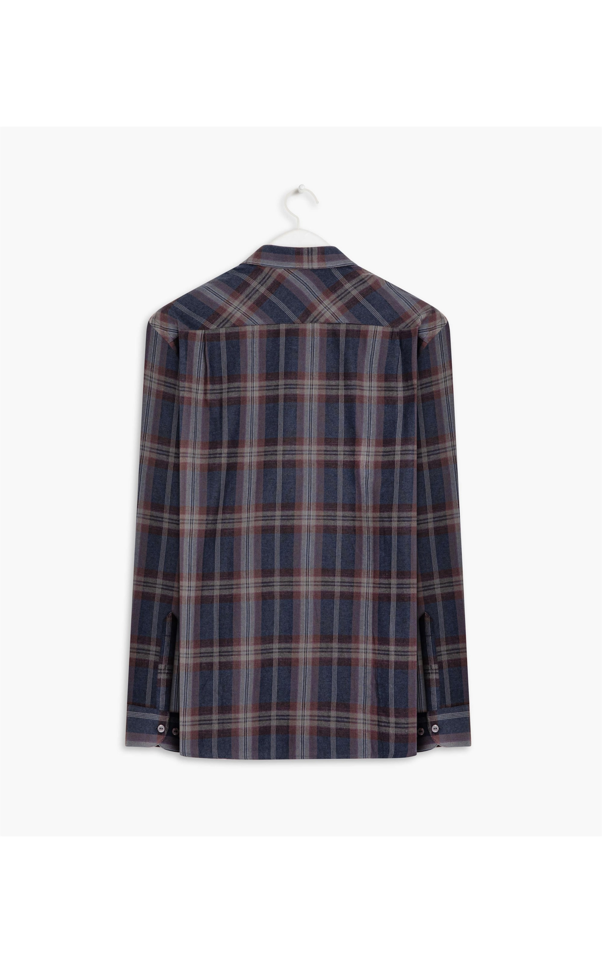 Camisa Flanela Caique Ml Marrom