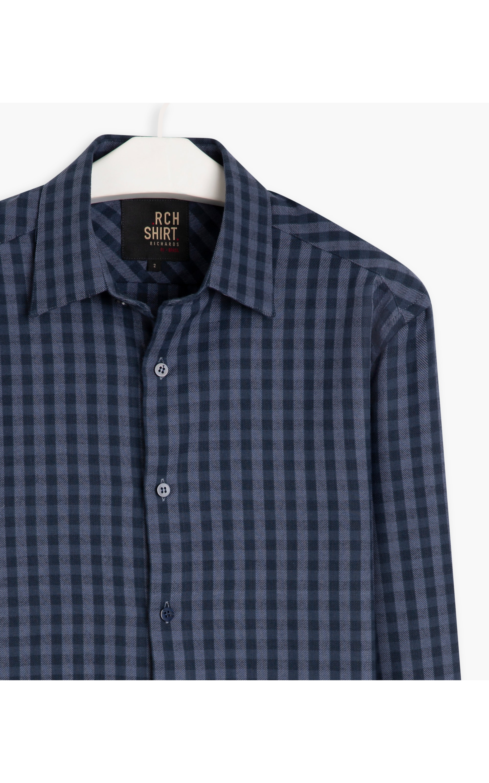 Camisa Flanela Carlos Ml Purple Blue