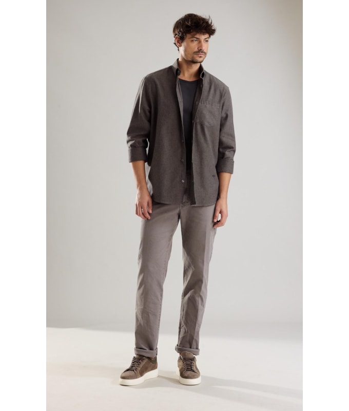 Camisa Flanela Gael Ml Tabaco