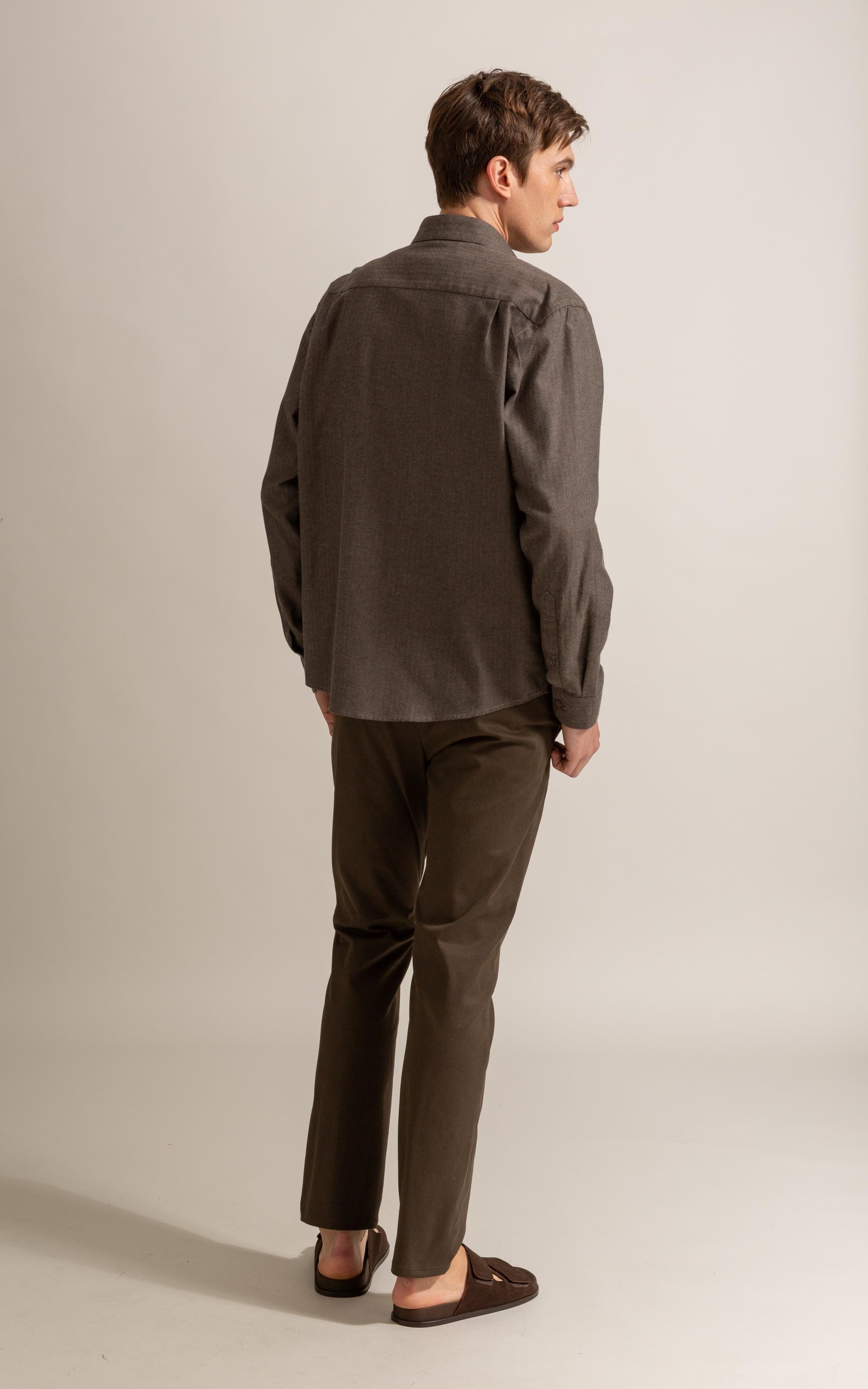 Camisa Flanela Gael Ml Tabaco