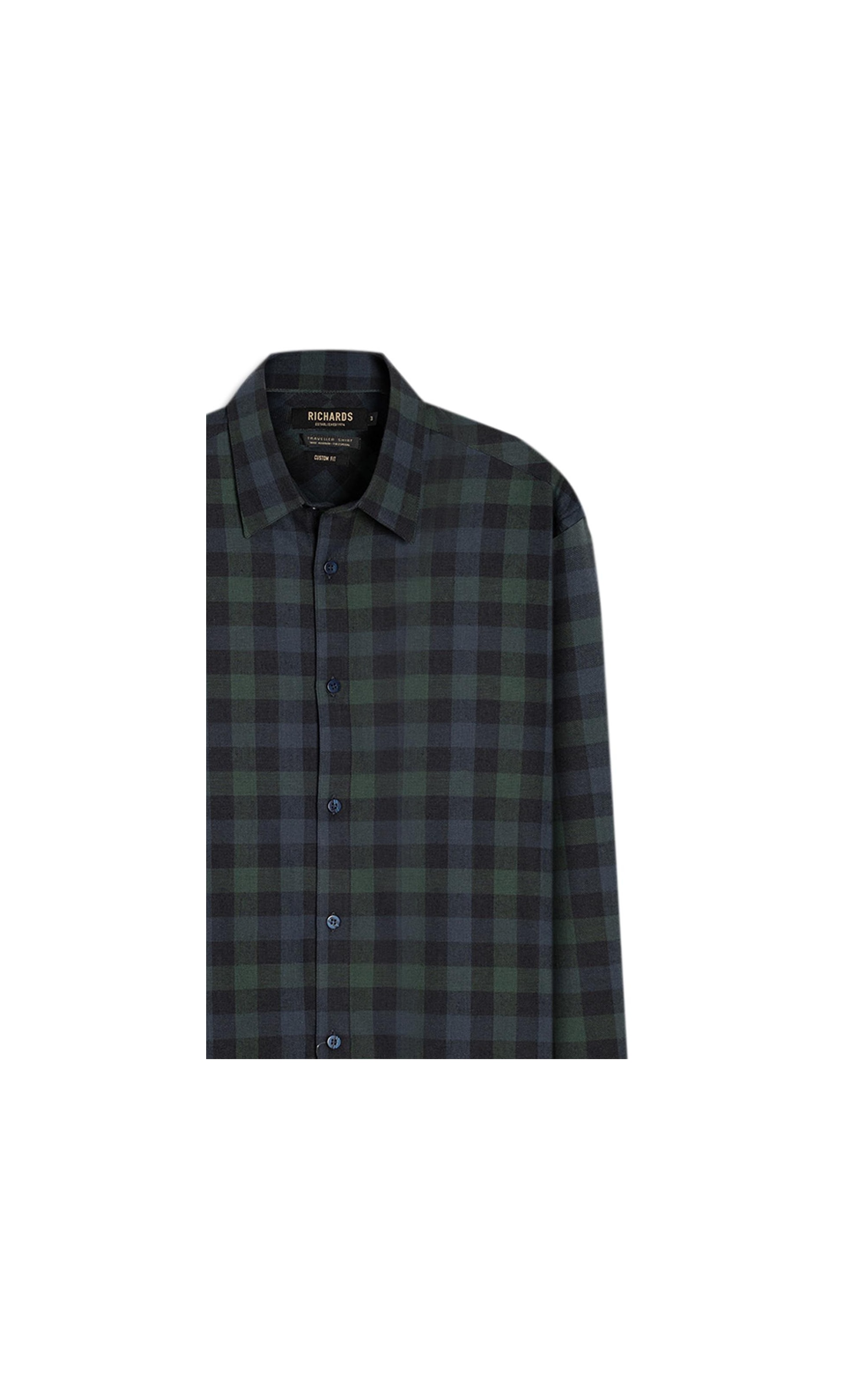 Camisa Flanela  Gérson Verde Escuro
