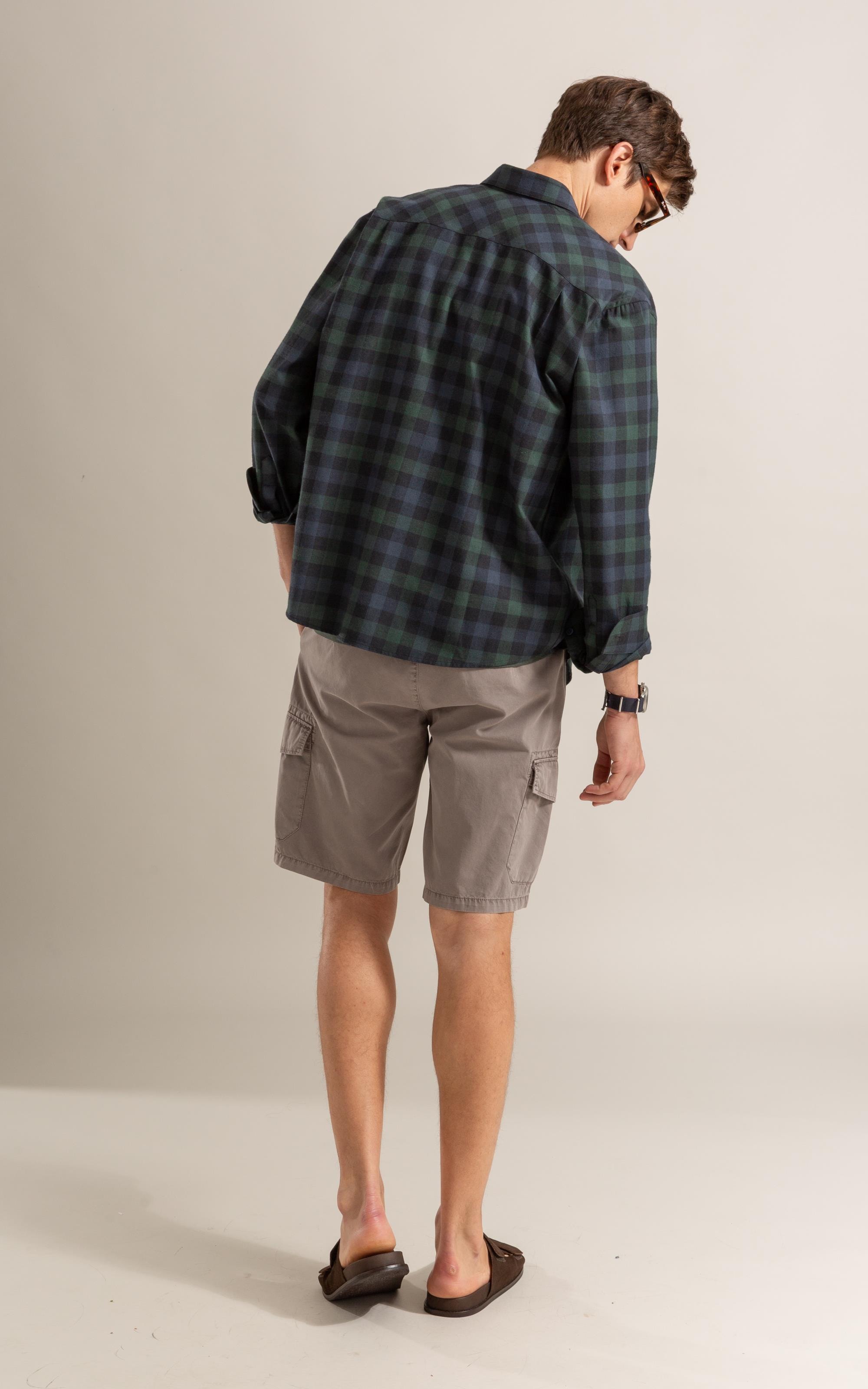 Camisa Flanela  Gérson Verde Escuro