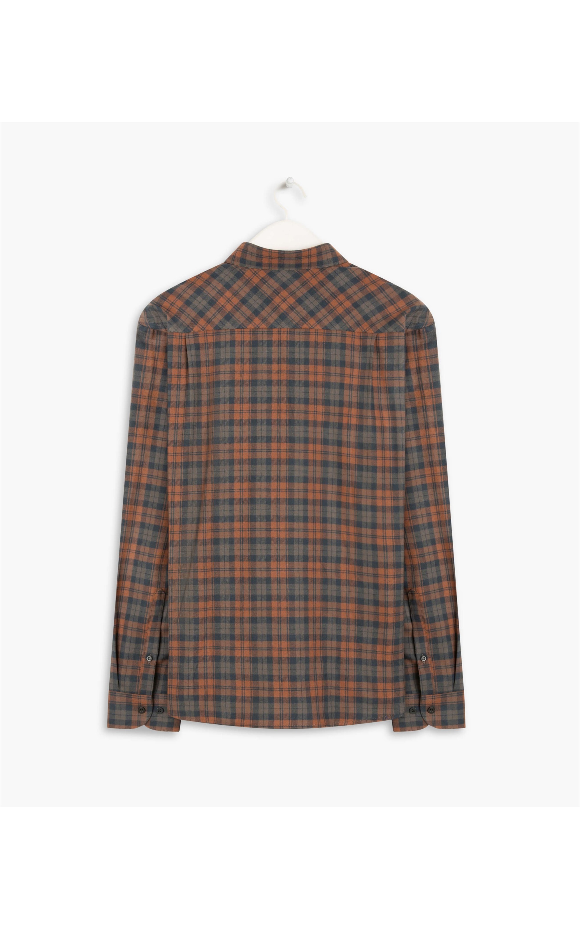 Camisa Flanela Joaquim Ml Marrom Escuro