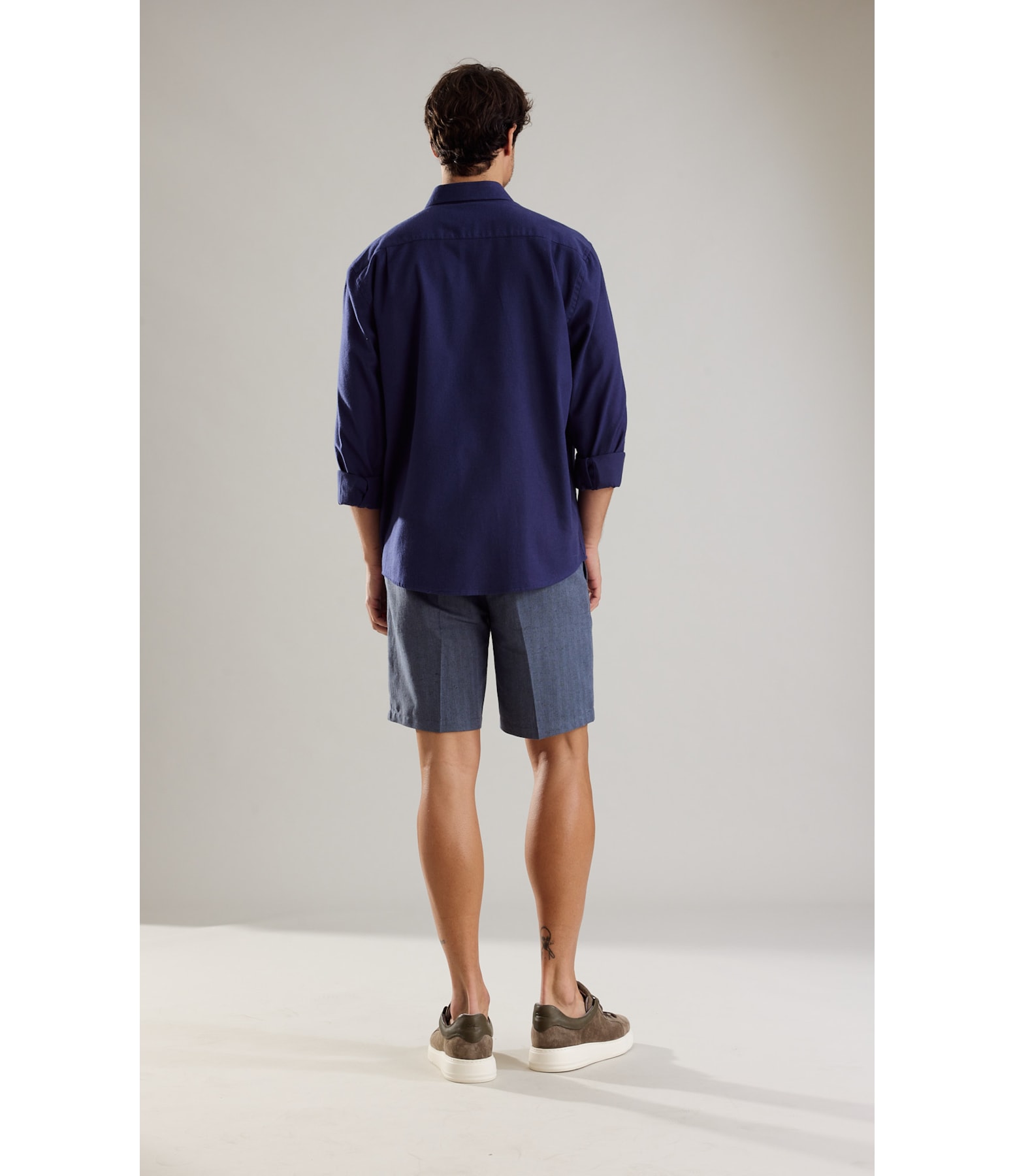 Camisa Flanela Jonas Ml Dark Navy
