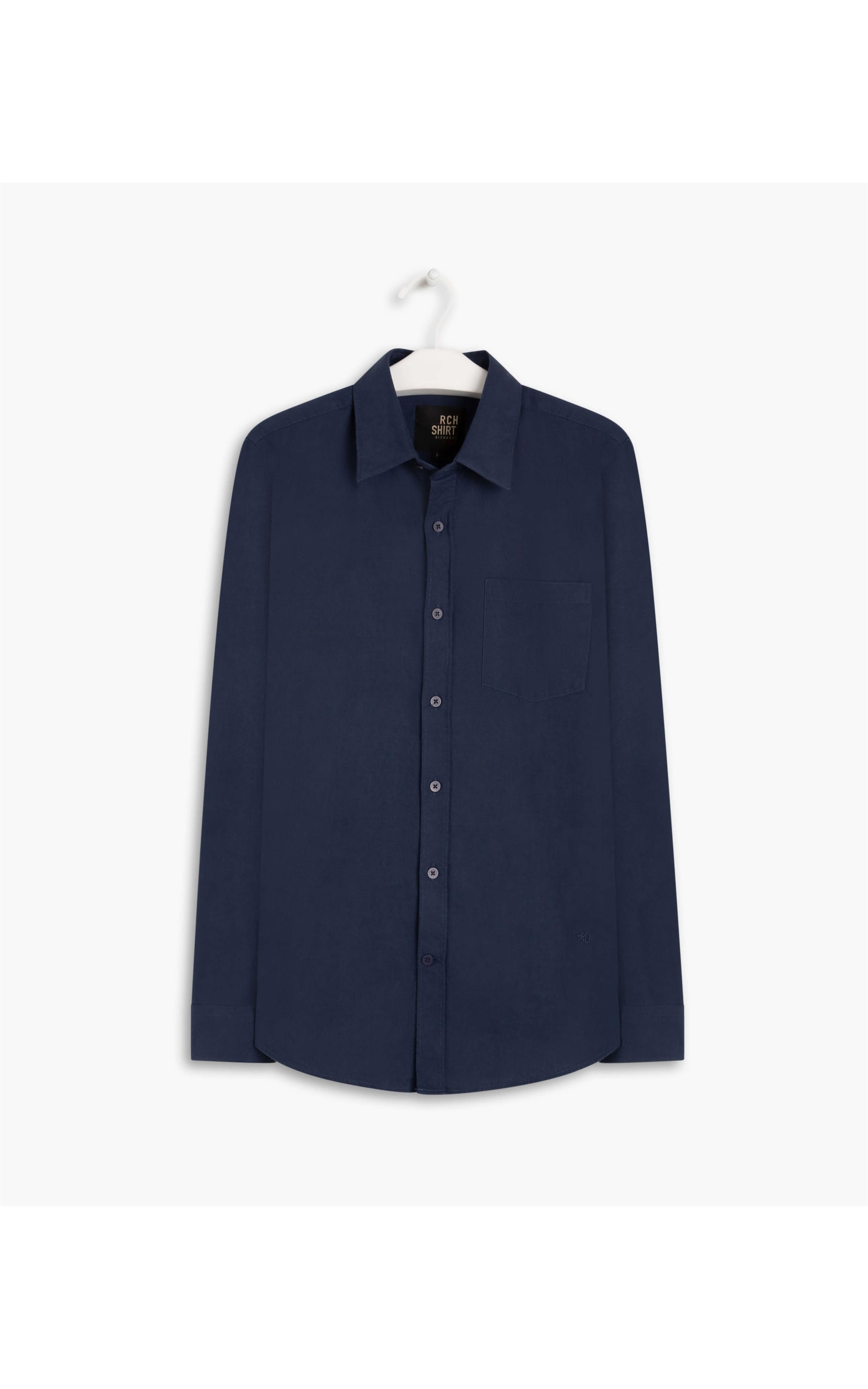 Camisa Flanela Lisa Ml Marinho