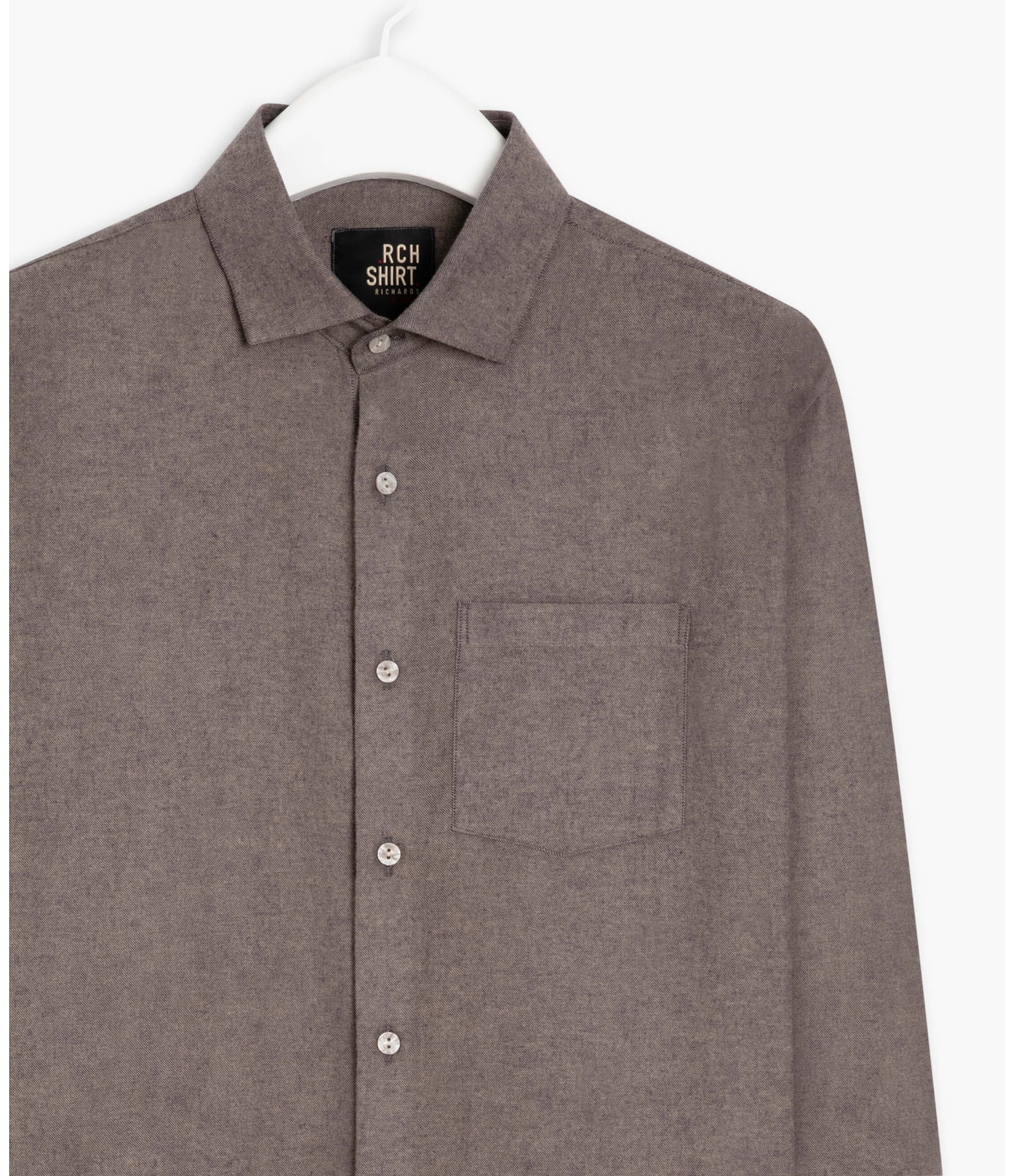 Camisa Flanela Lisa One Ml Charcoal