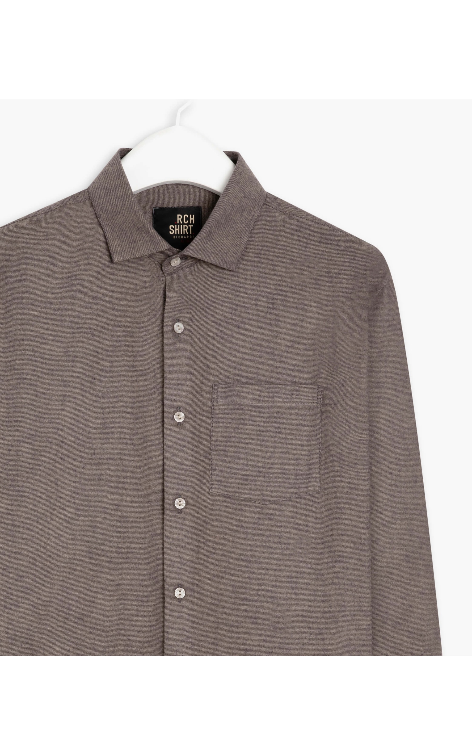 Camisa Flanela Lisa One Ml Charcoal