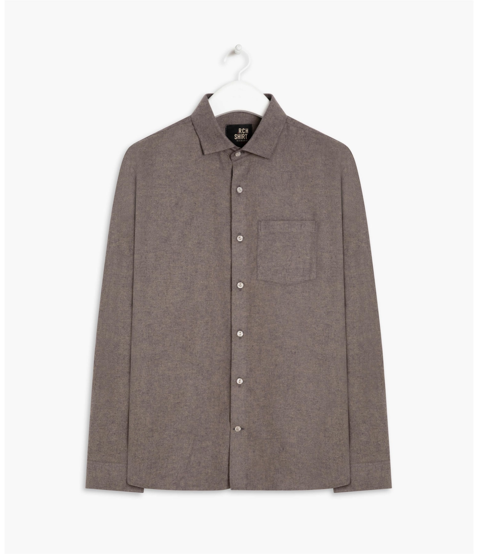 Camisa Flanela Lisa One Ml Charcoal
