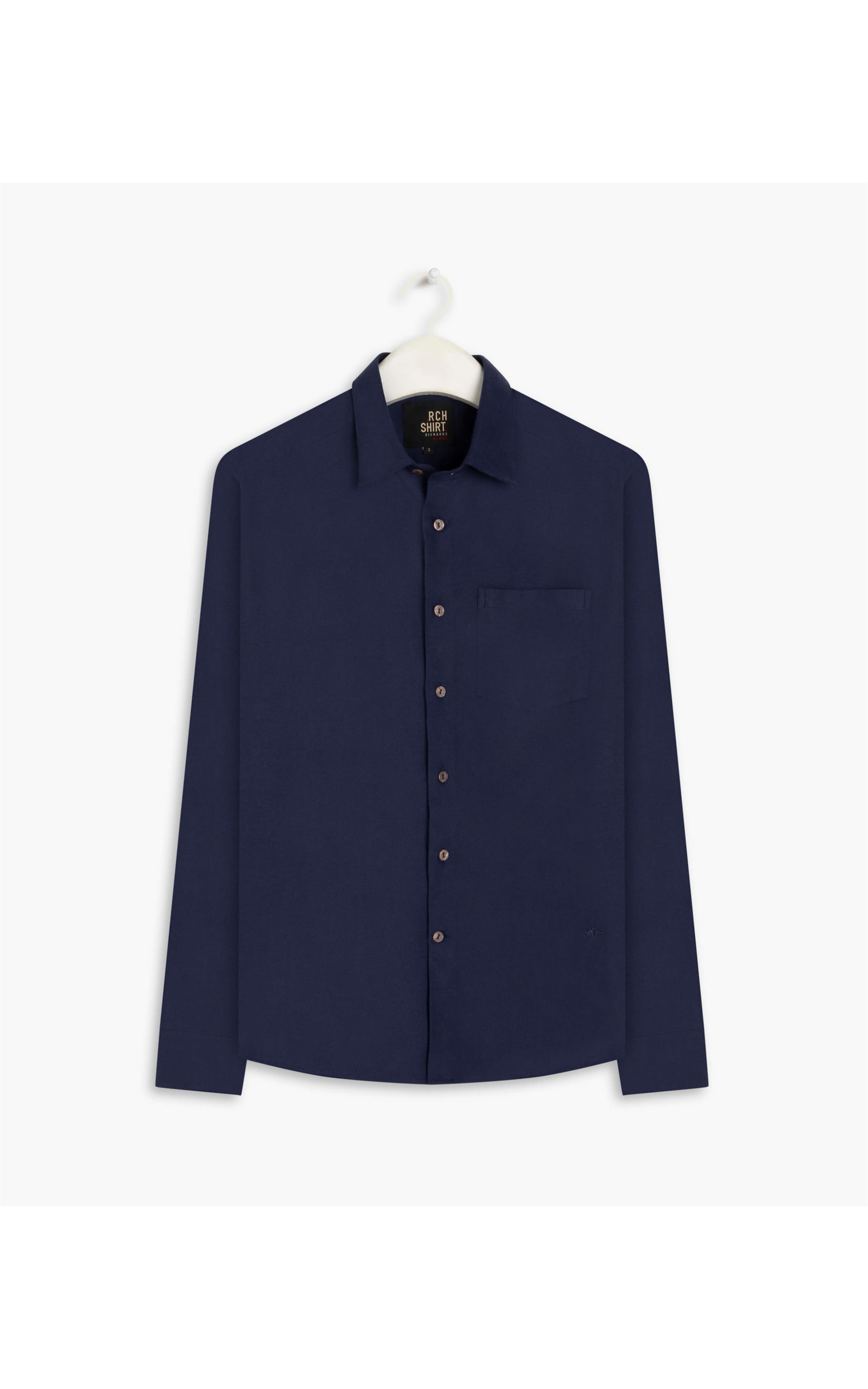 Camisa Flanela Lisa One Ml Dark Navy