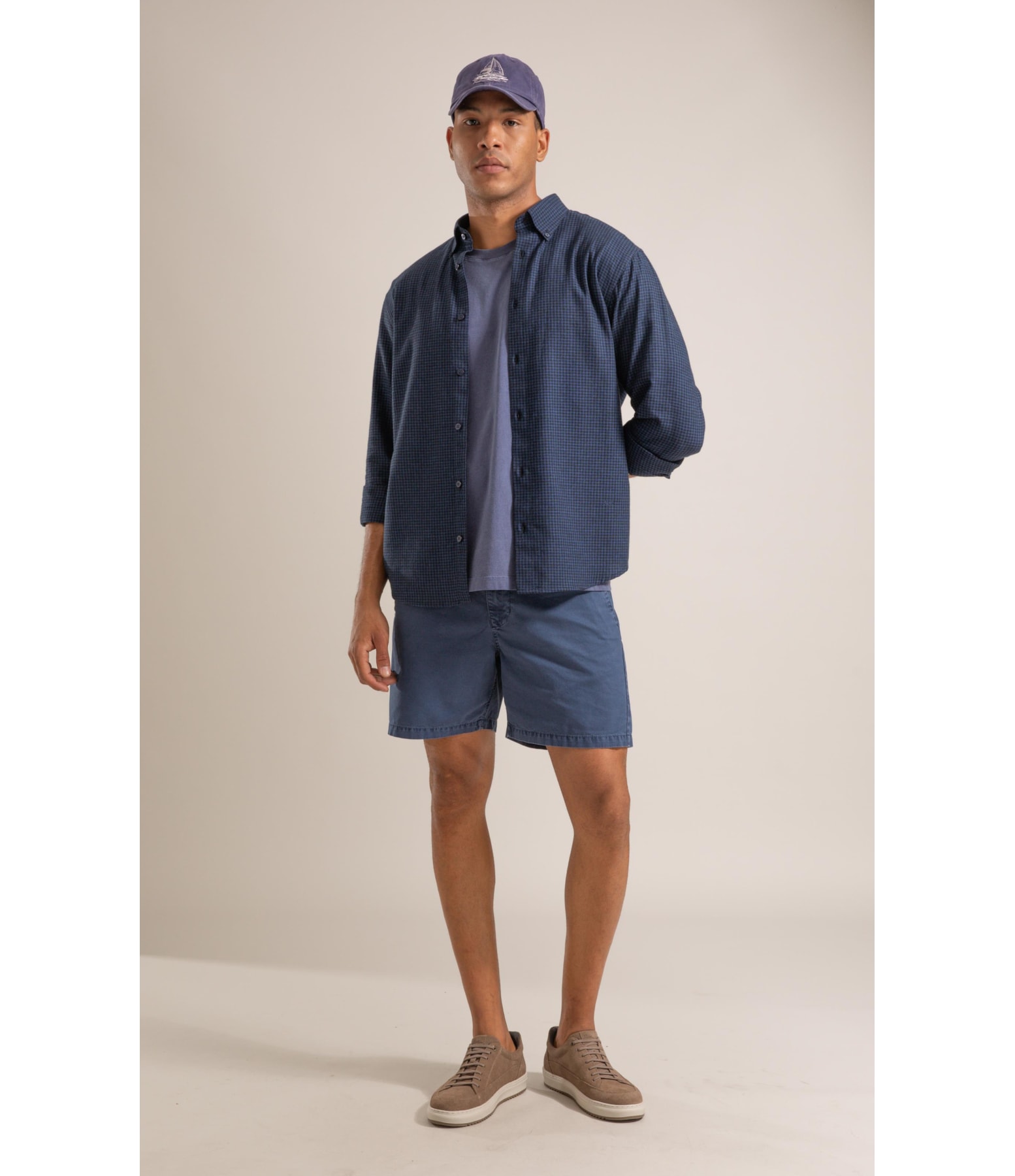 Camisa Flanela  Matheus Azul Jeans
