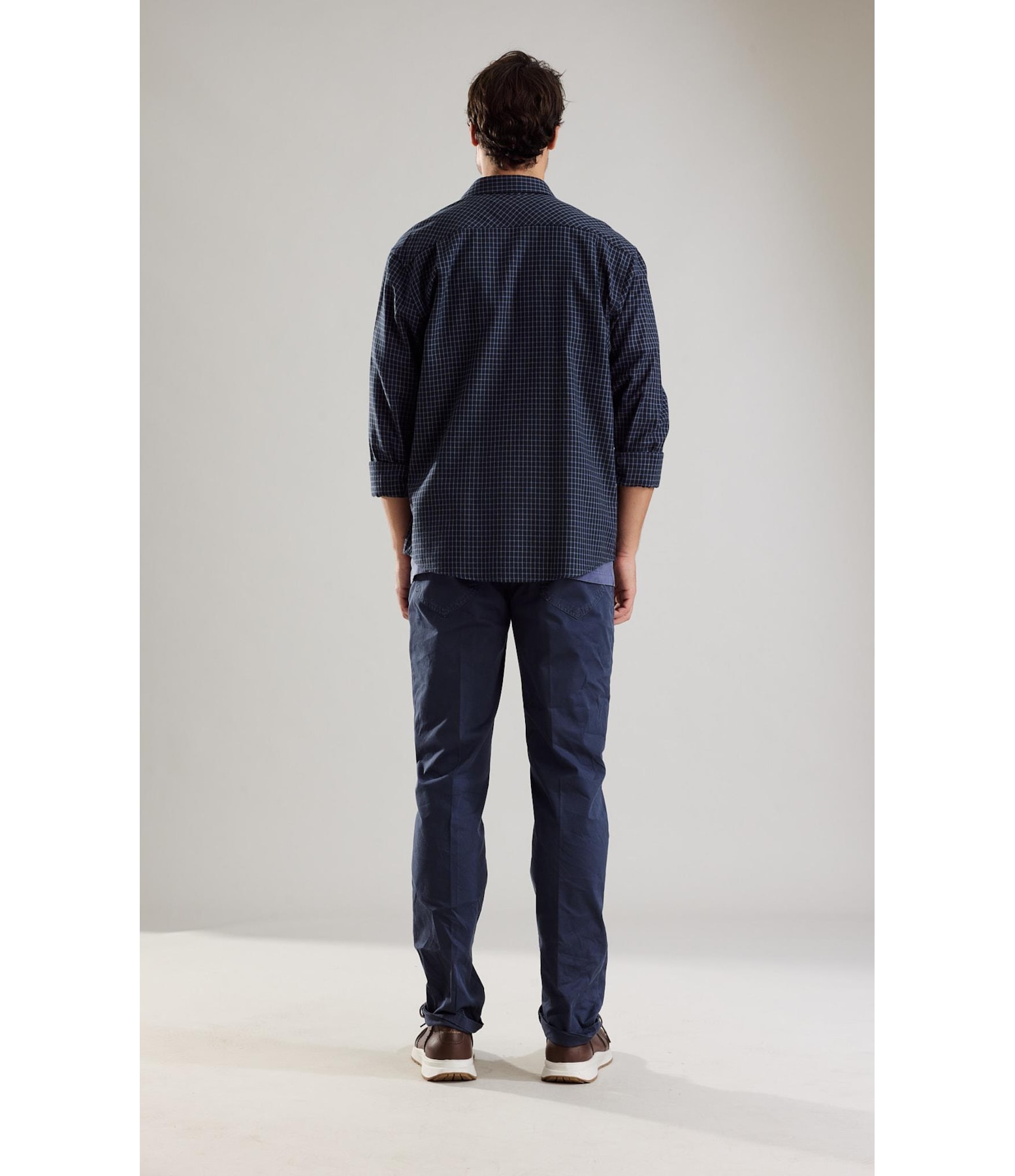 Camisa Flanela Mauro Ml Azul Jeans