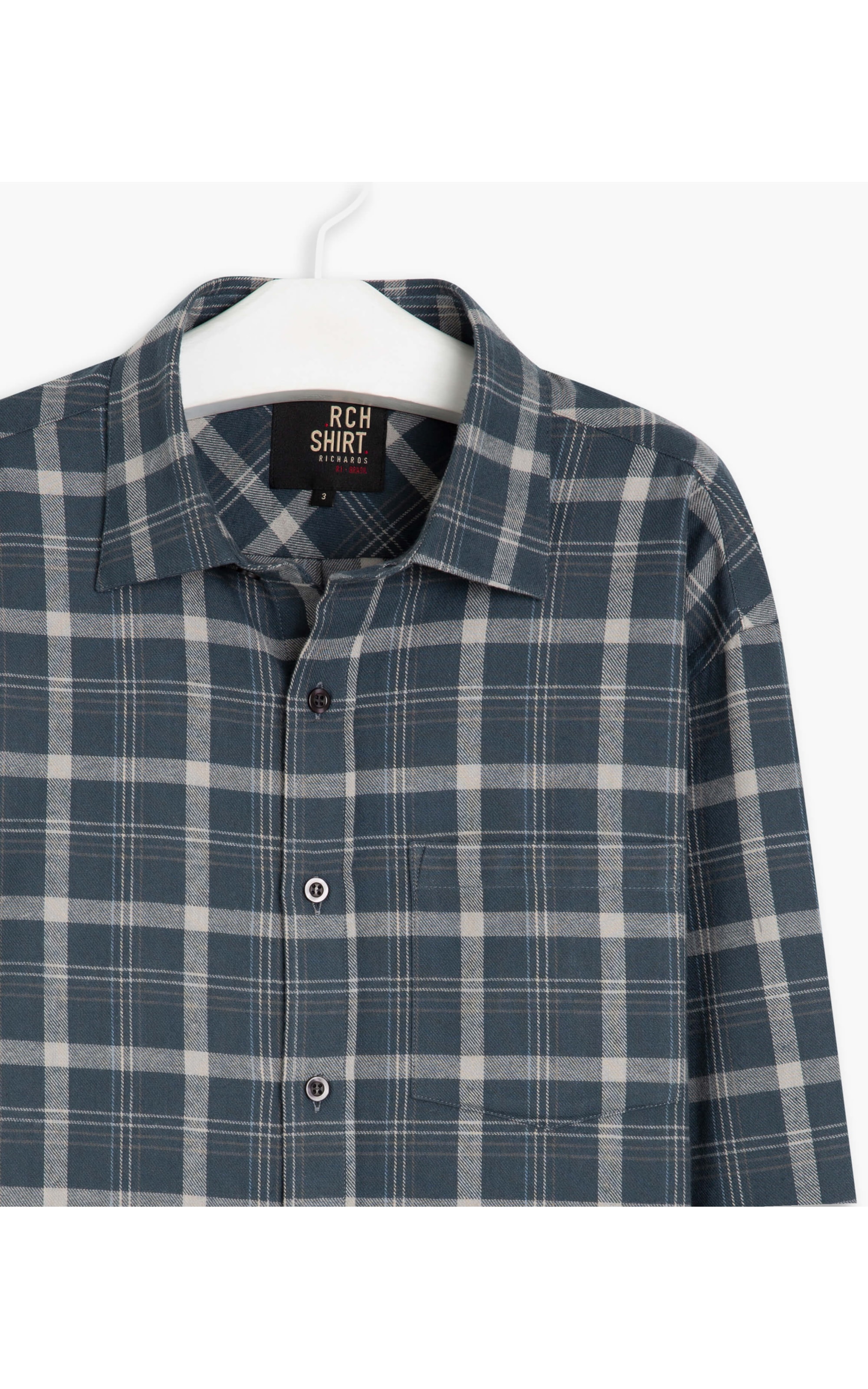 Camisa Flanela Milton Ml Marinho