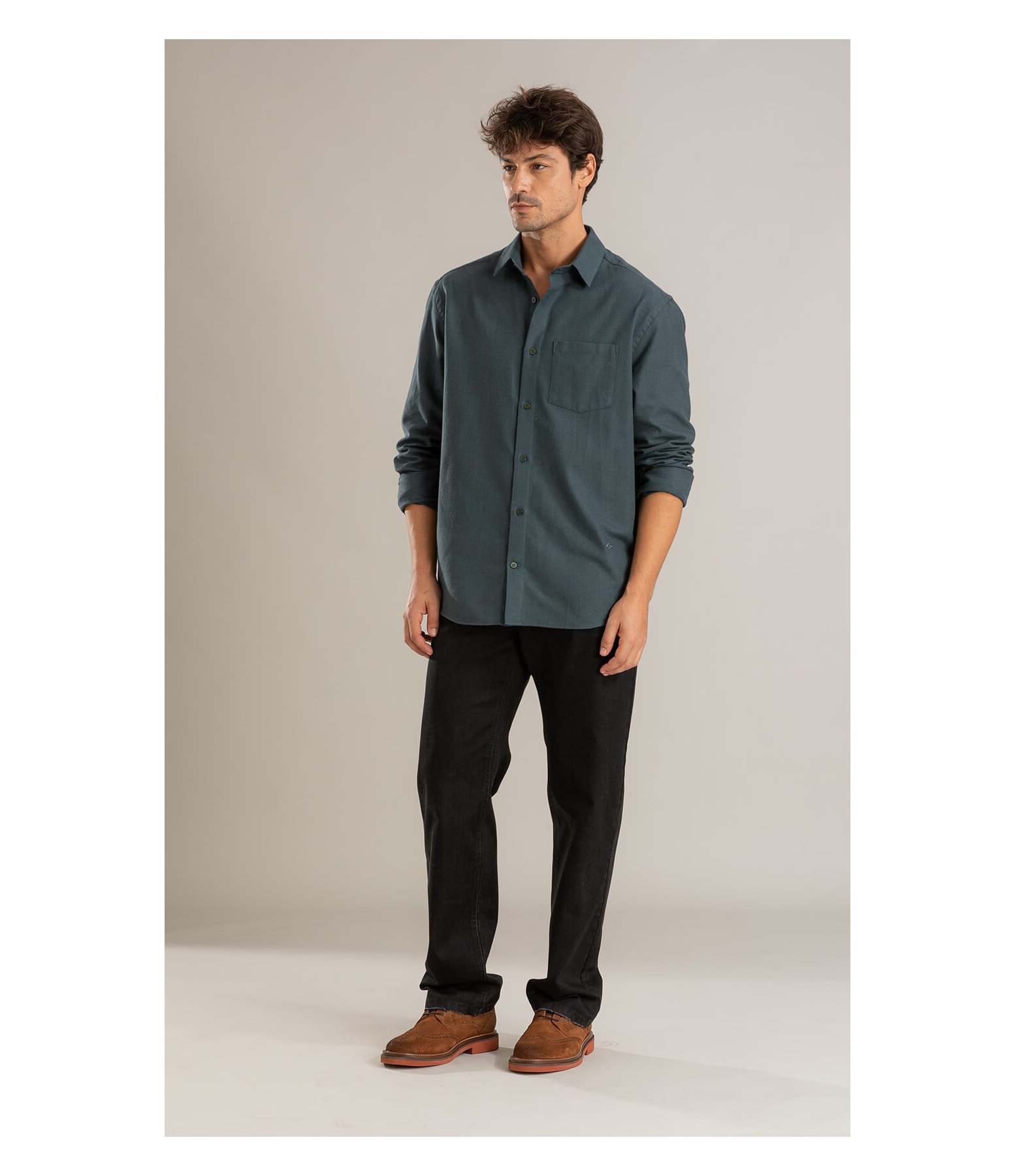 Camisa Flanela Noa Ml Floresta