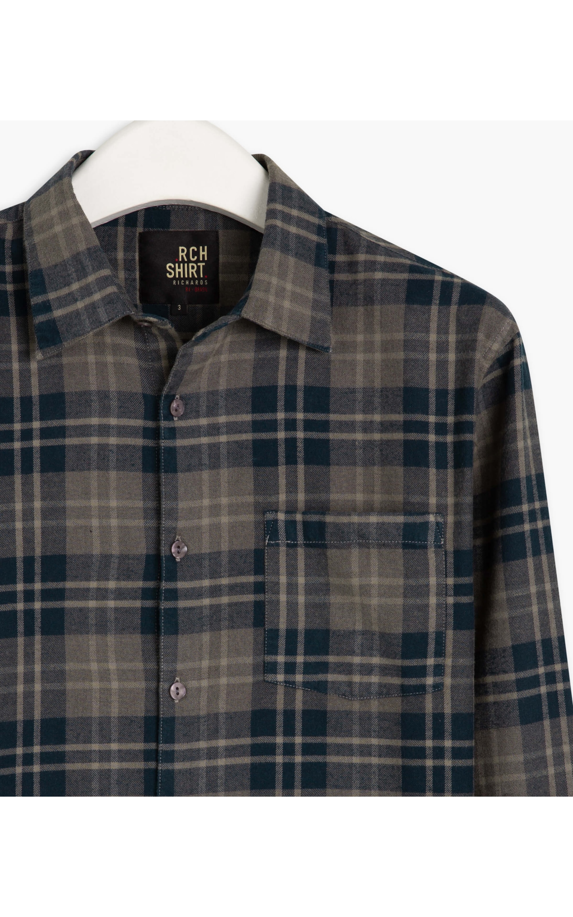 Camisa Flanela Paulo Ml Tabaco