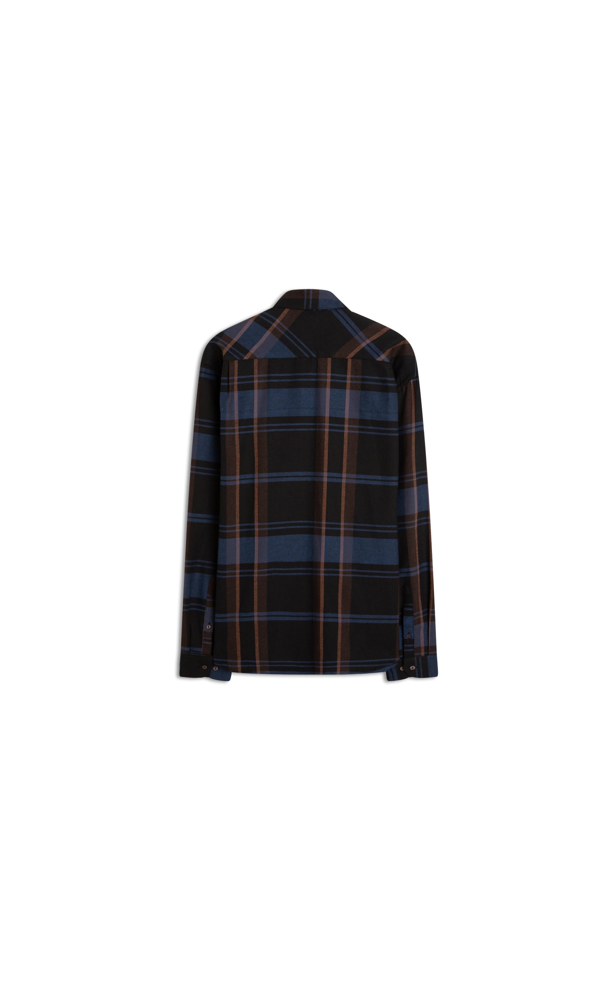 Camisa Flanela Thomas Ml Azul Bic