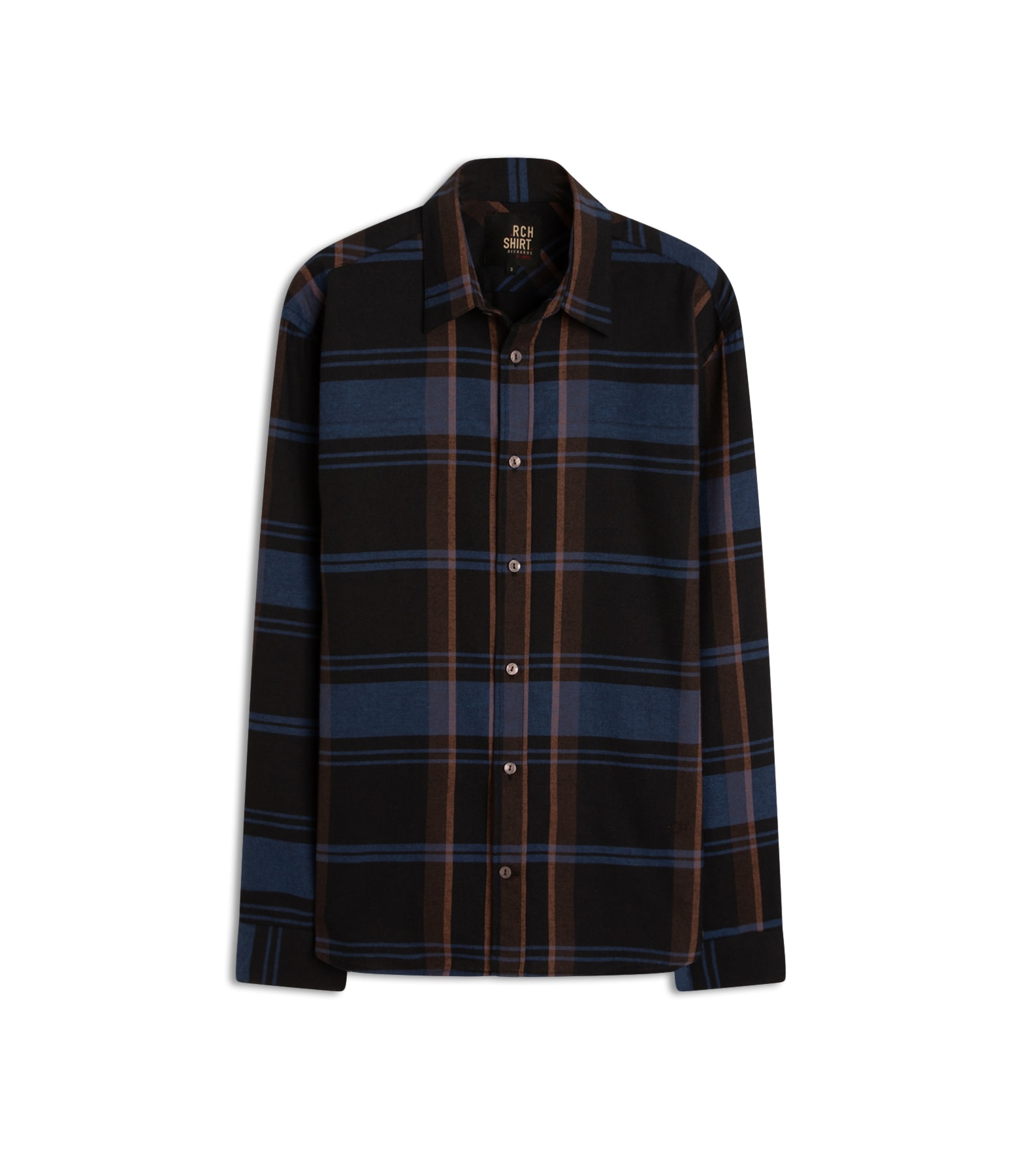Camisa Flanela Thomas Ml Azul Bic
