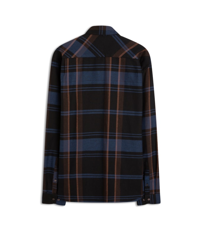 Camisa Flanela Thomas Ml Azul Bic