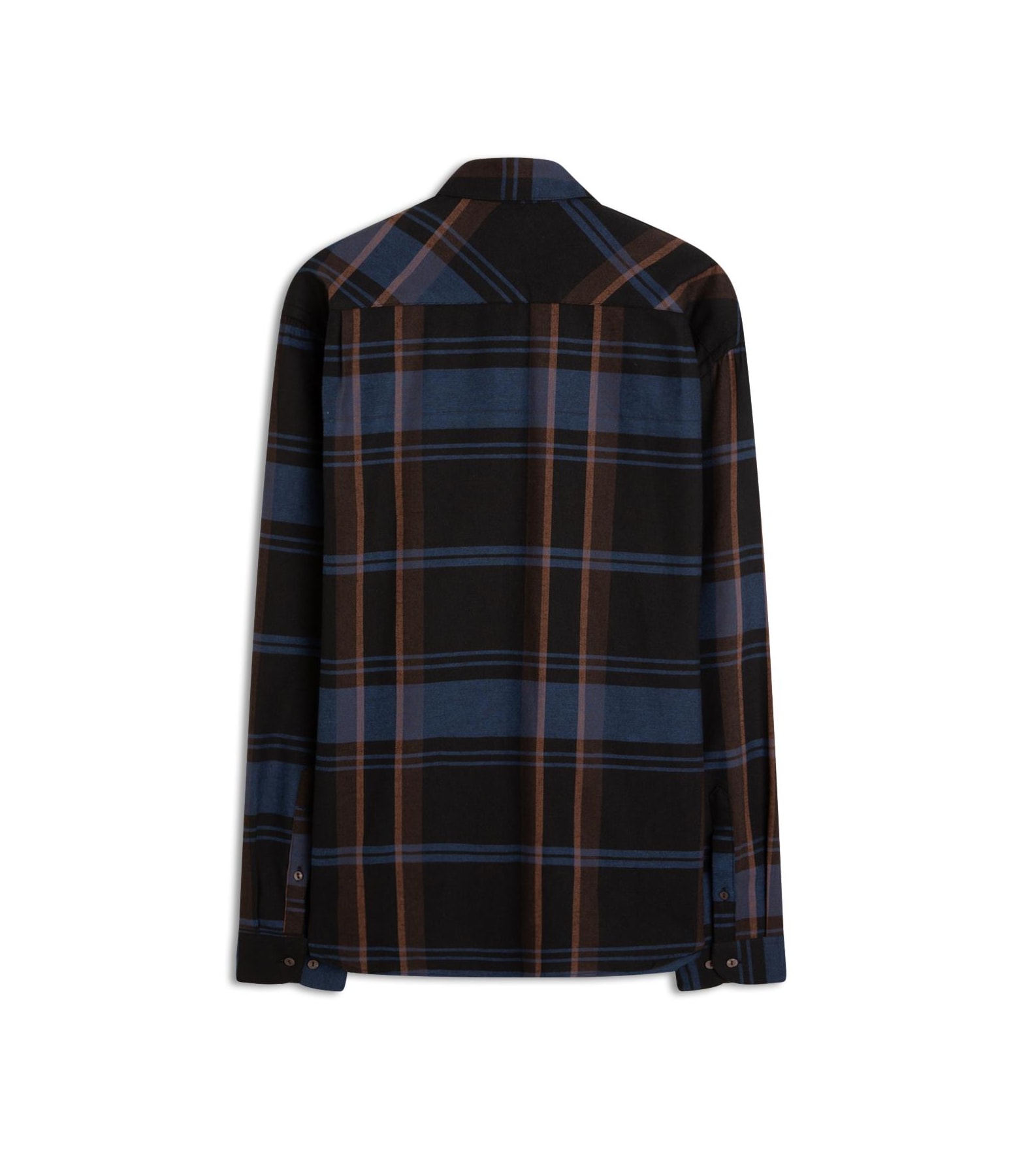 Camisa Flanela Thomas Ml Azul Bic