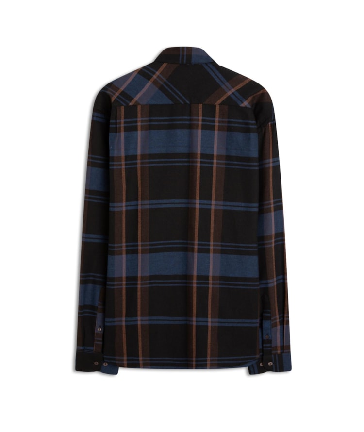 Camisa Flanela Thomas Ml Azul Bic