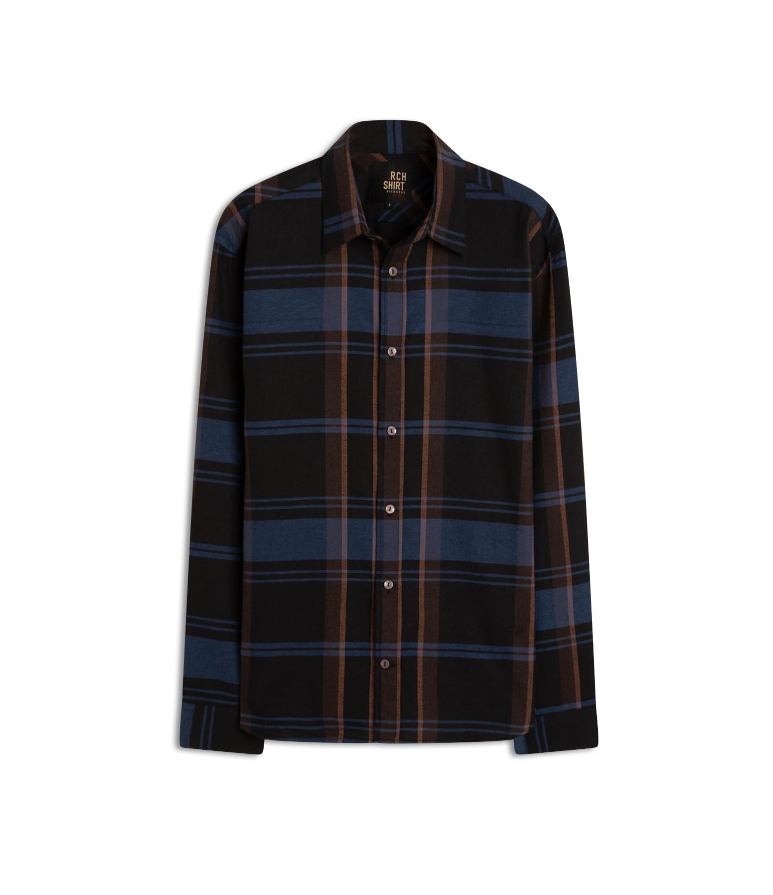 Camisa Flanela Thomas Ml Azul Bic