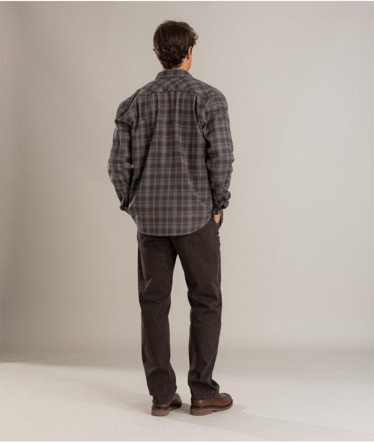 Camisa Flanela Xadrez Bernardo Tabaco