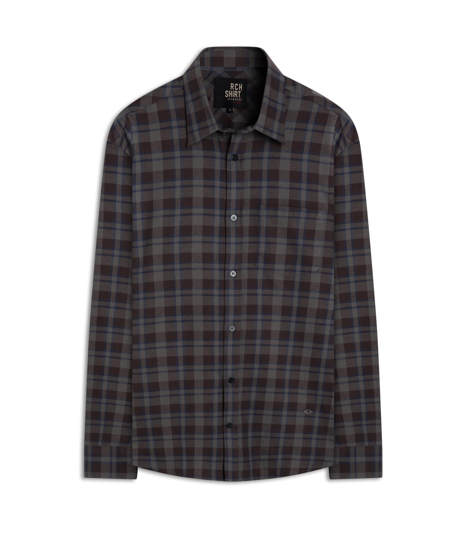 Camisa Flanela Xadrez Bernardo Tabaco