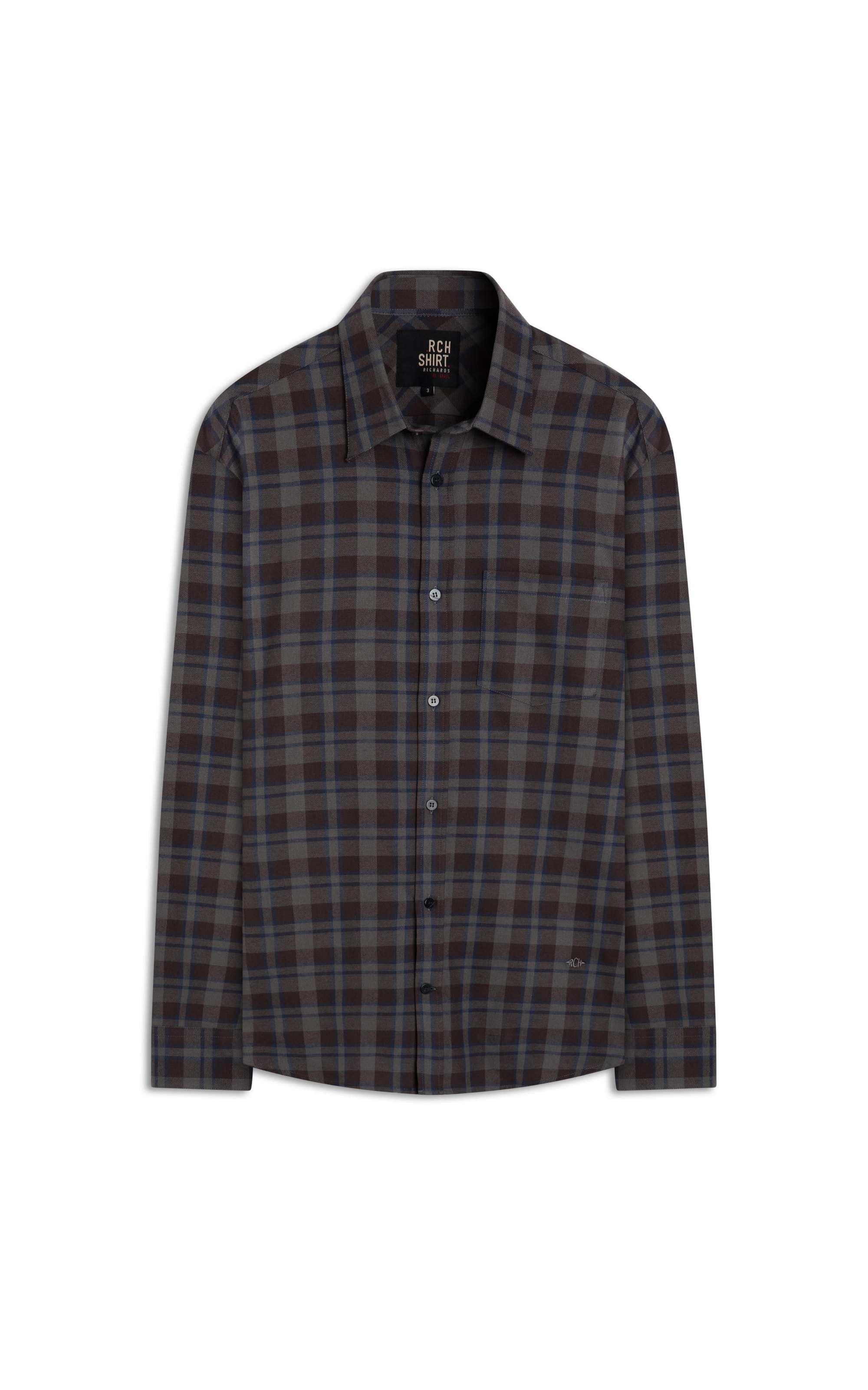 Camisa Flanela Xadrez Bernardo Tabaco