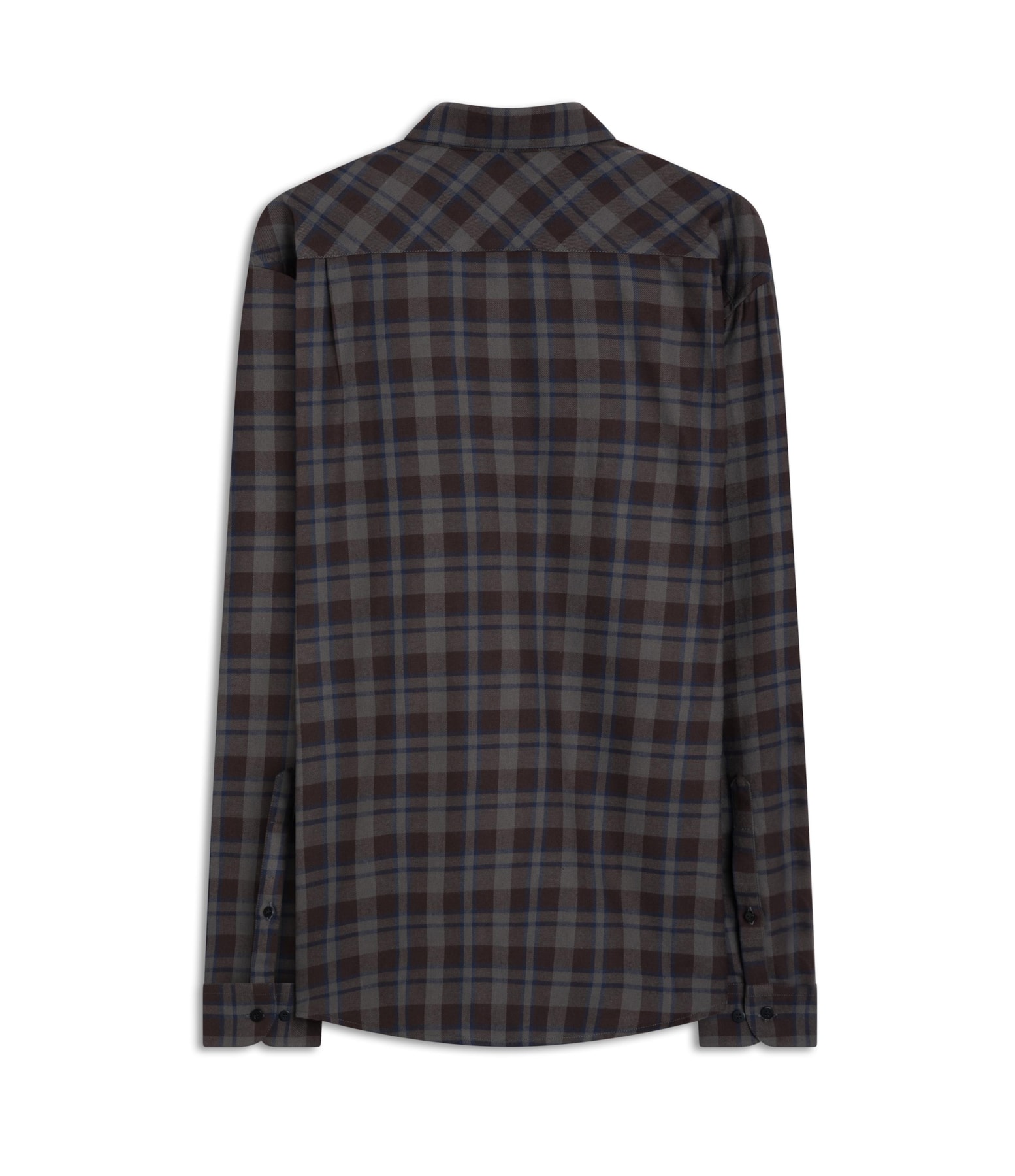 Camisa Flanela Xadrez Bernardo Tabaco