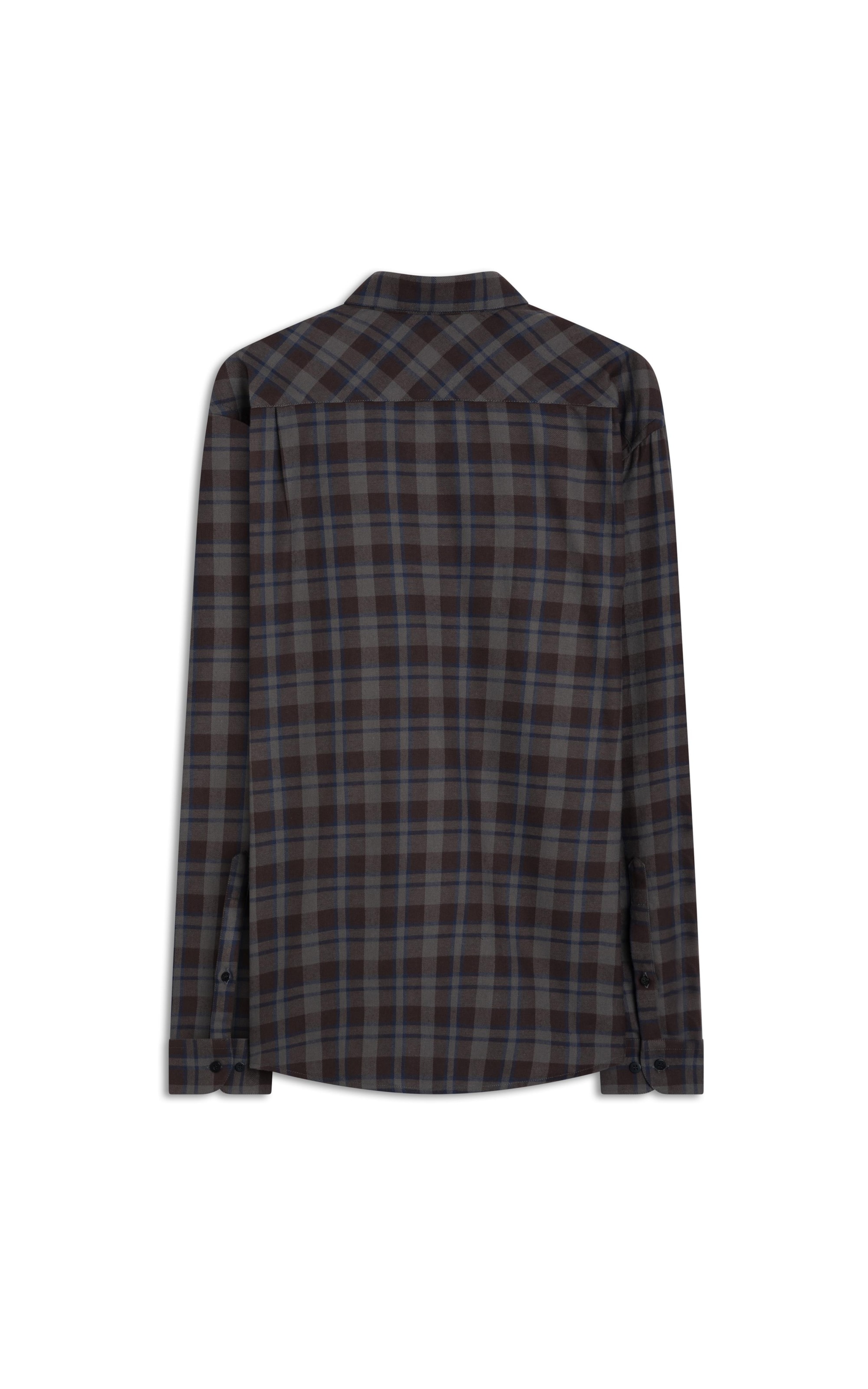 Camisa Flanela Xadrez Bernardo Tabaco