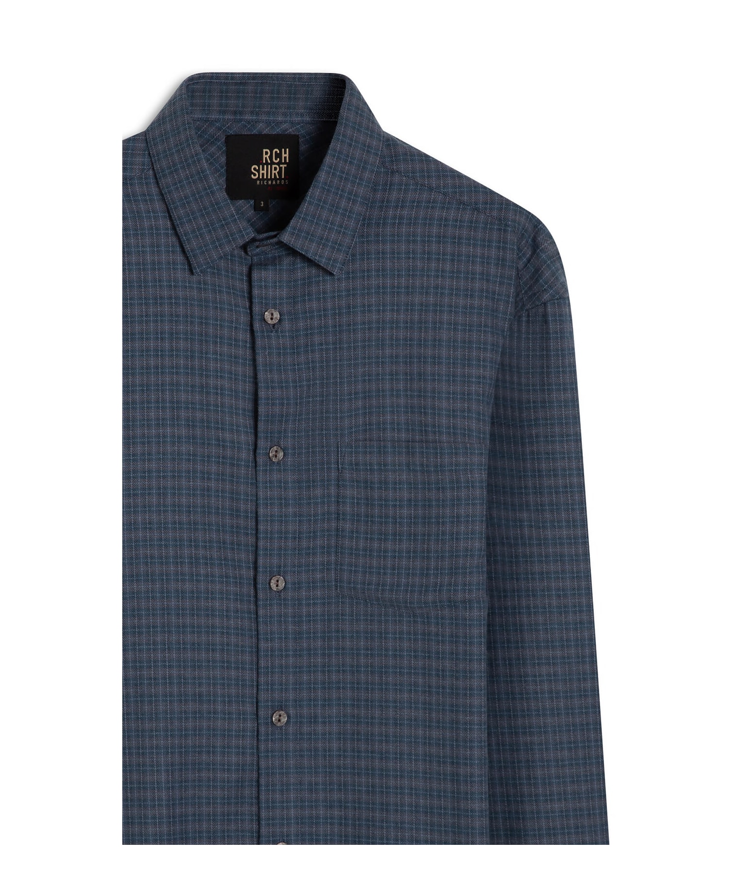 Camisa Flanela Xadrez Daniel Azul Jeans