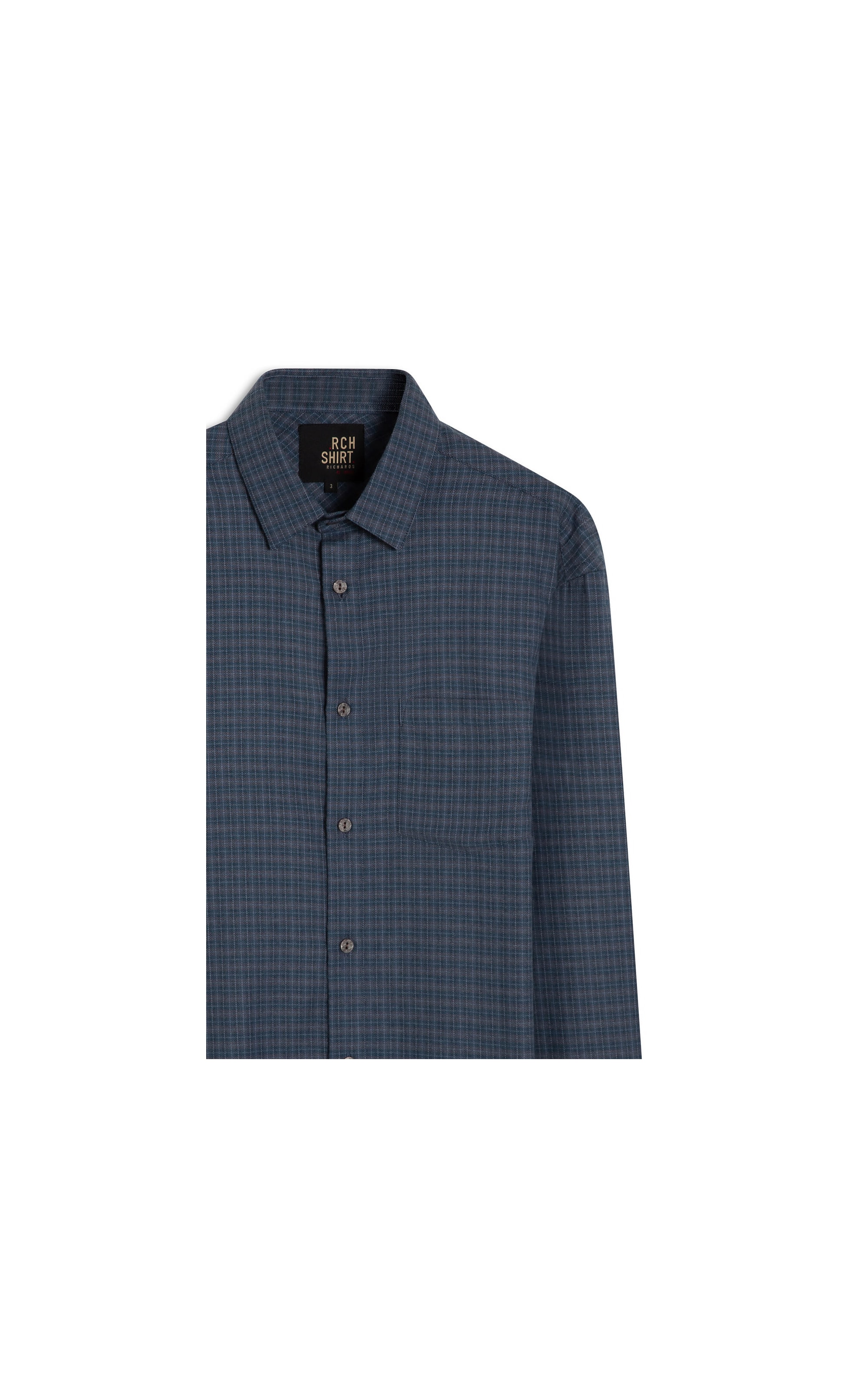 Camisa Flanela Xadrez Daniel Azul Jeans