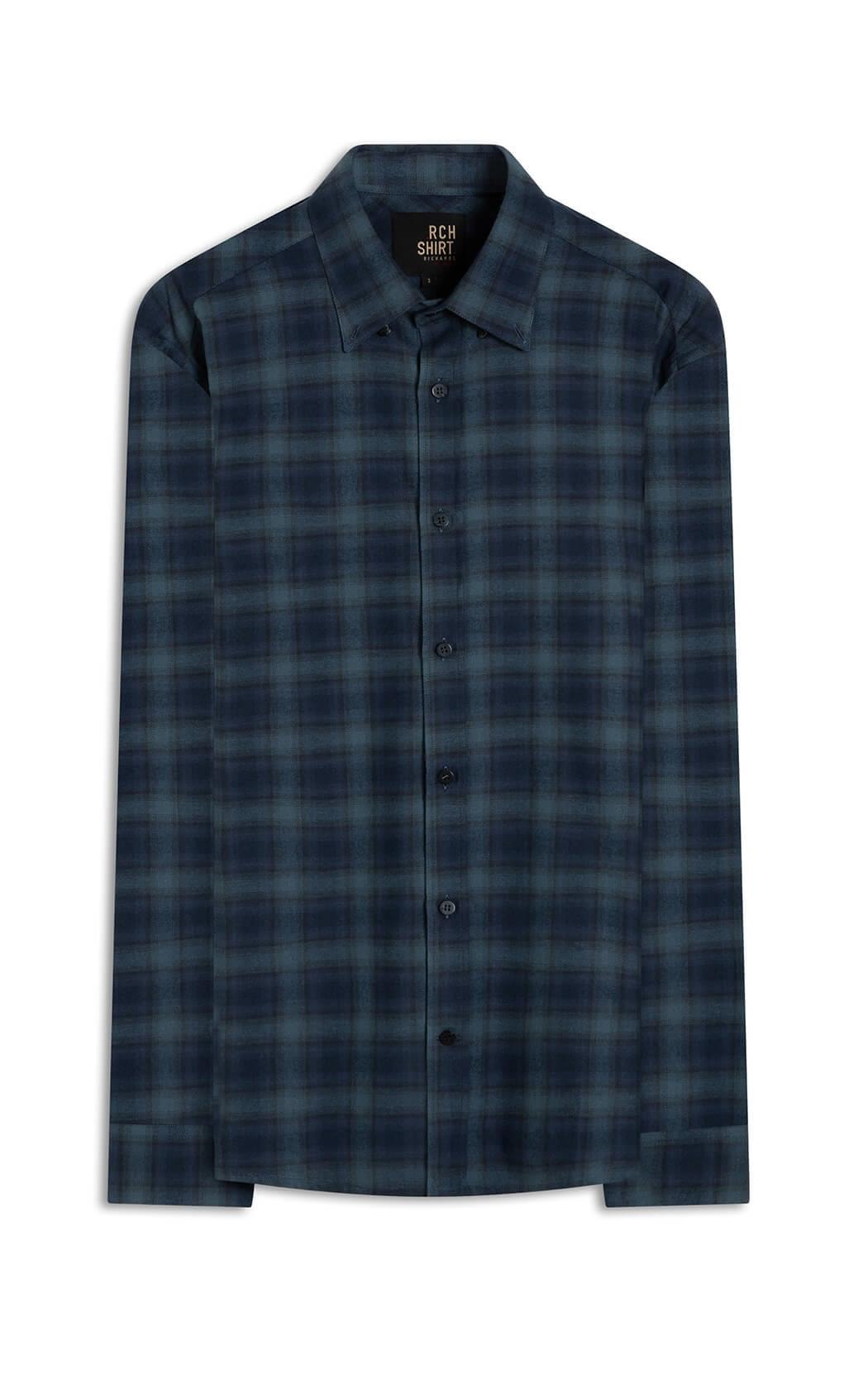 Camisa Flanela Xadrez Diogo Ml Azul Bic