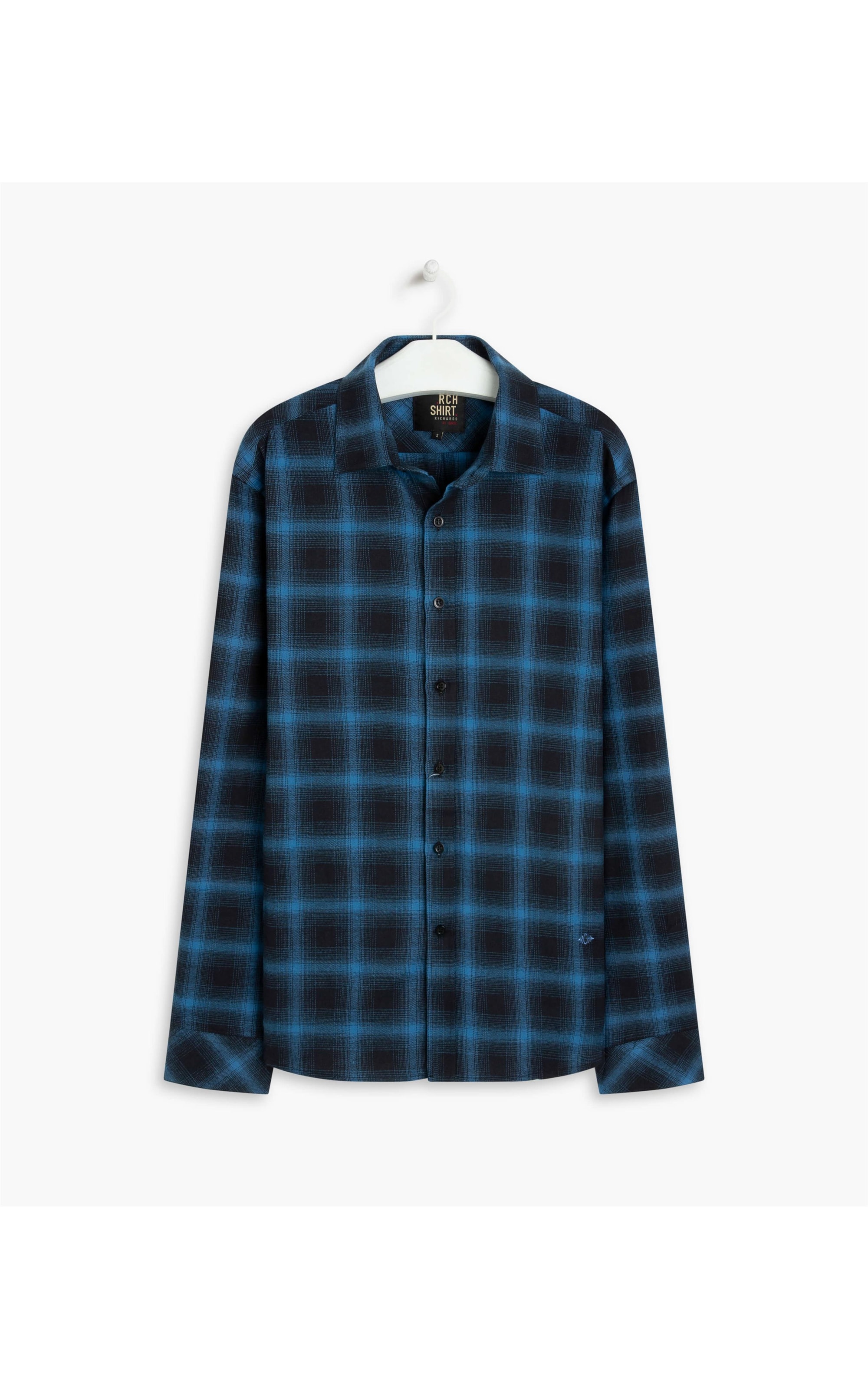 Camisa Flanela Xadrez Mauricio Ml Azul Bic