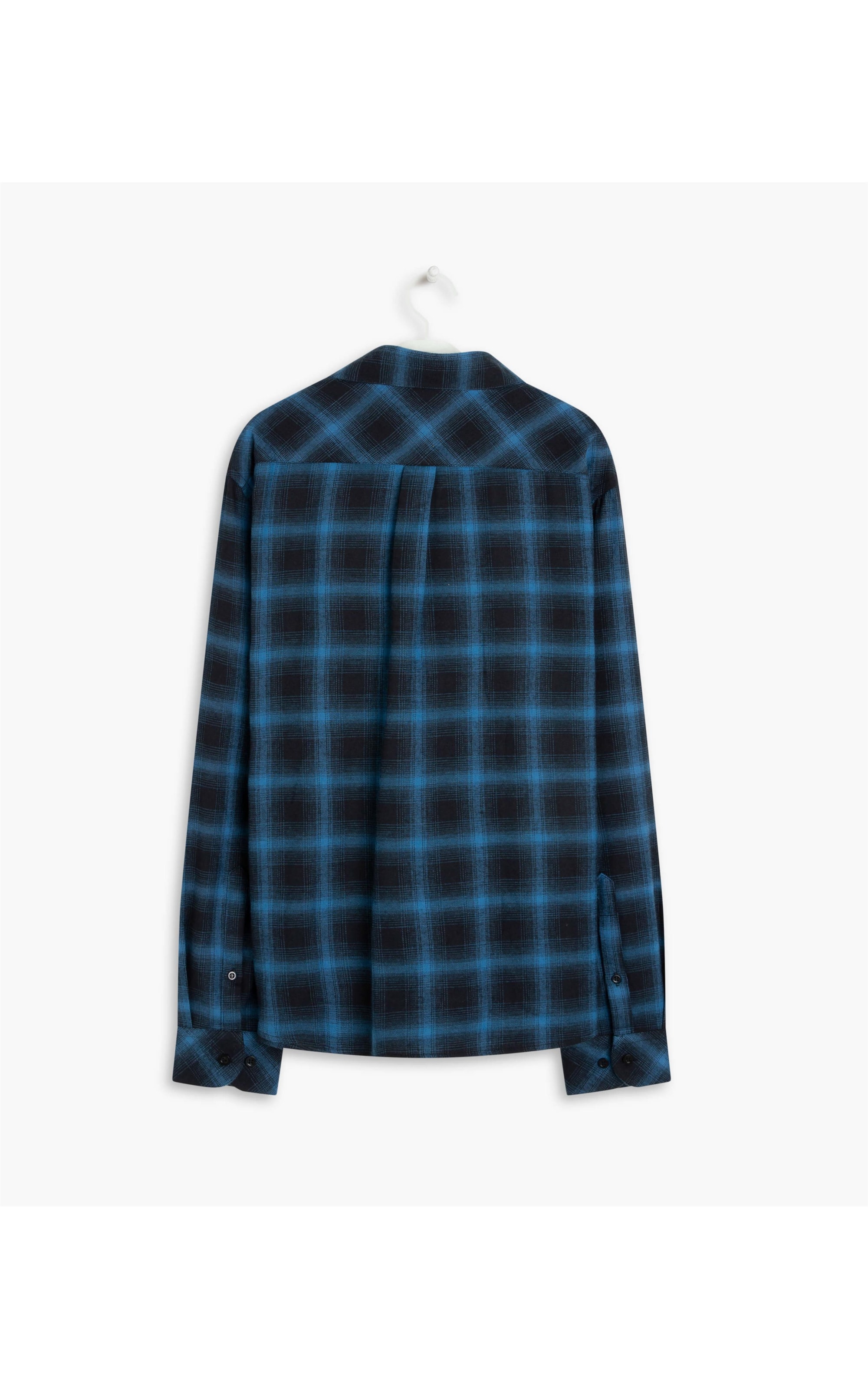 Camisa Flanela Xadrez Mauricio Ml Azul Bic