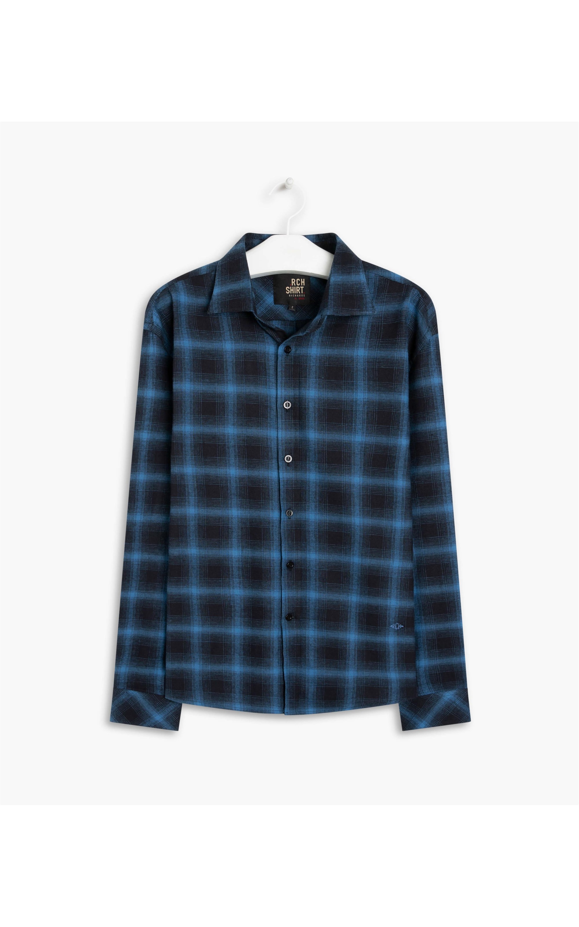 Camisa Flanela Xadrez Mauricio Ml Azul Bic