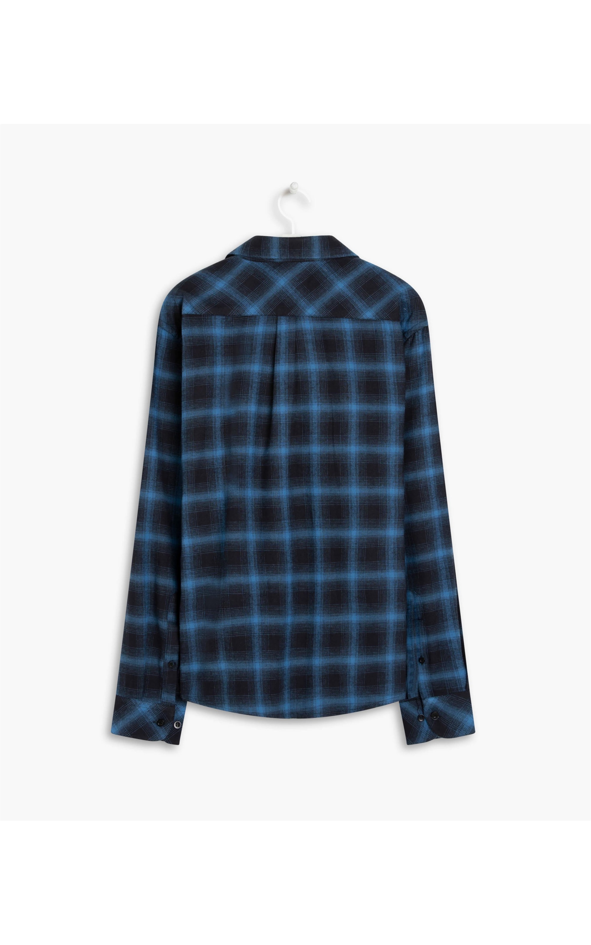 Camisa Flanela Xadrez Mauricio Ml Azul Bic