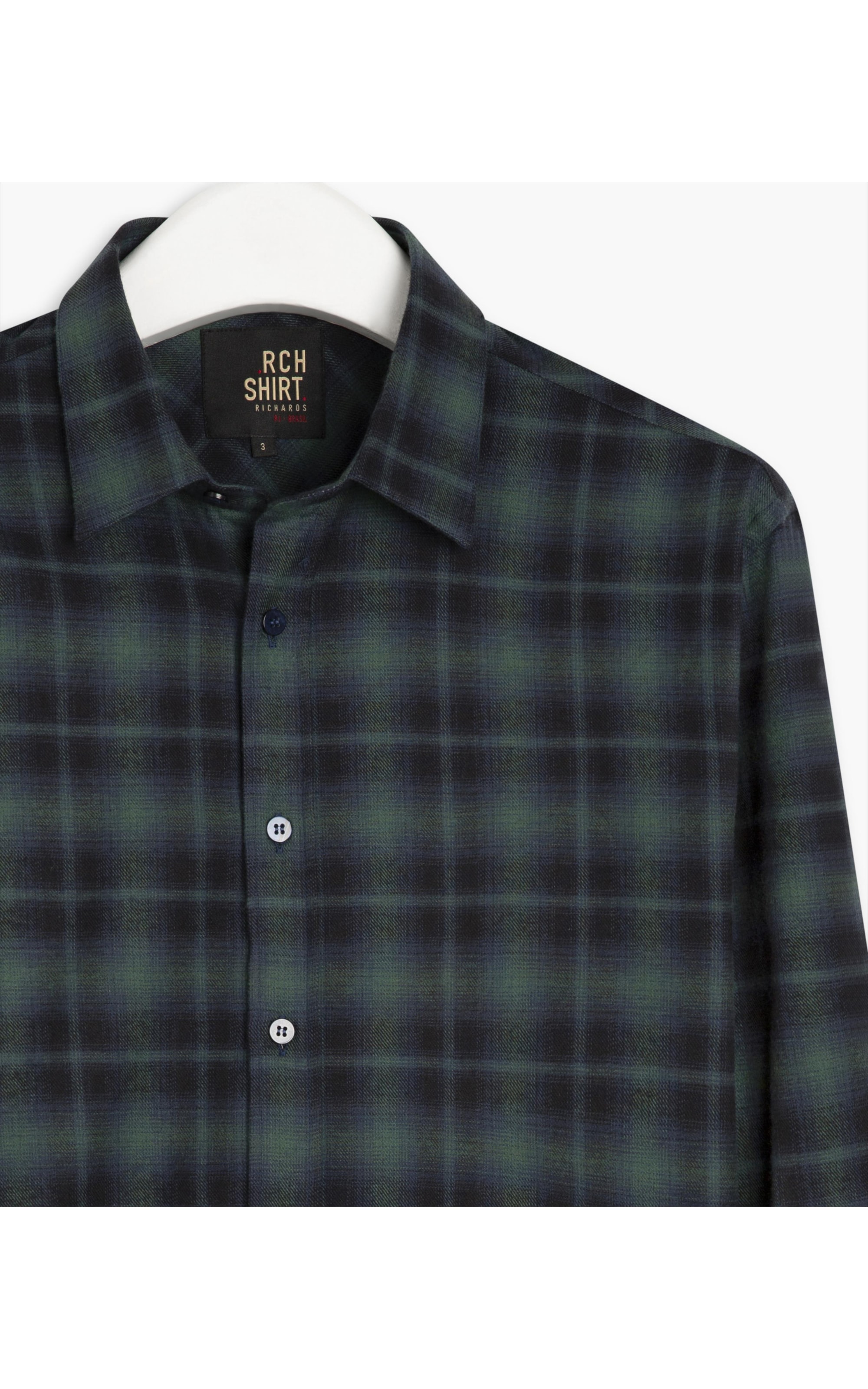 Camisa Flanela Xadrez Mauricio Ml Petroleo