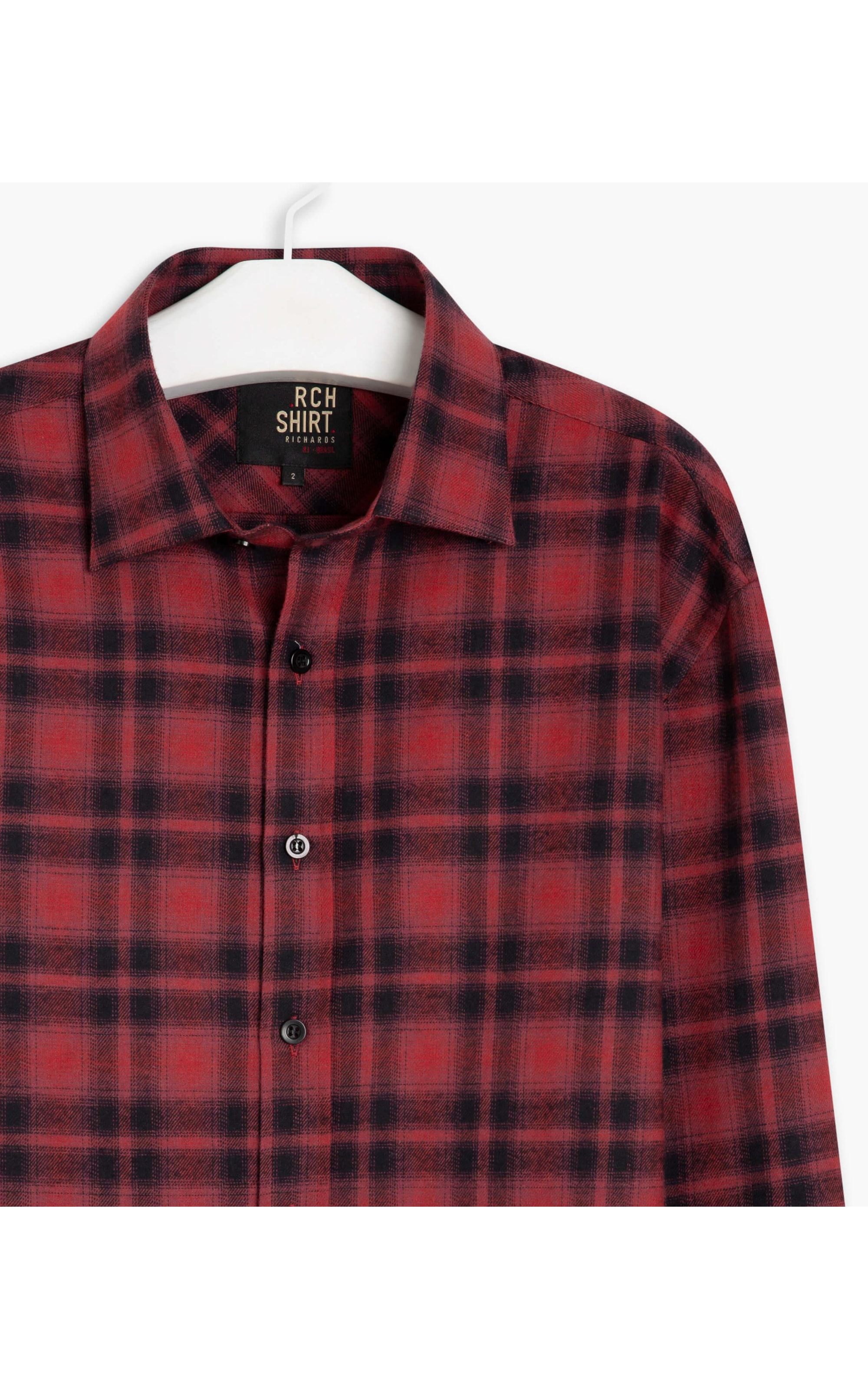Camisa Flanela Xadrez Mauricio Ml Vermelho