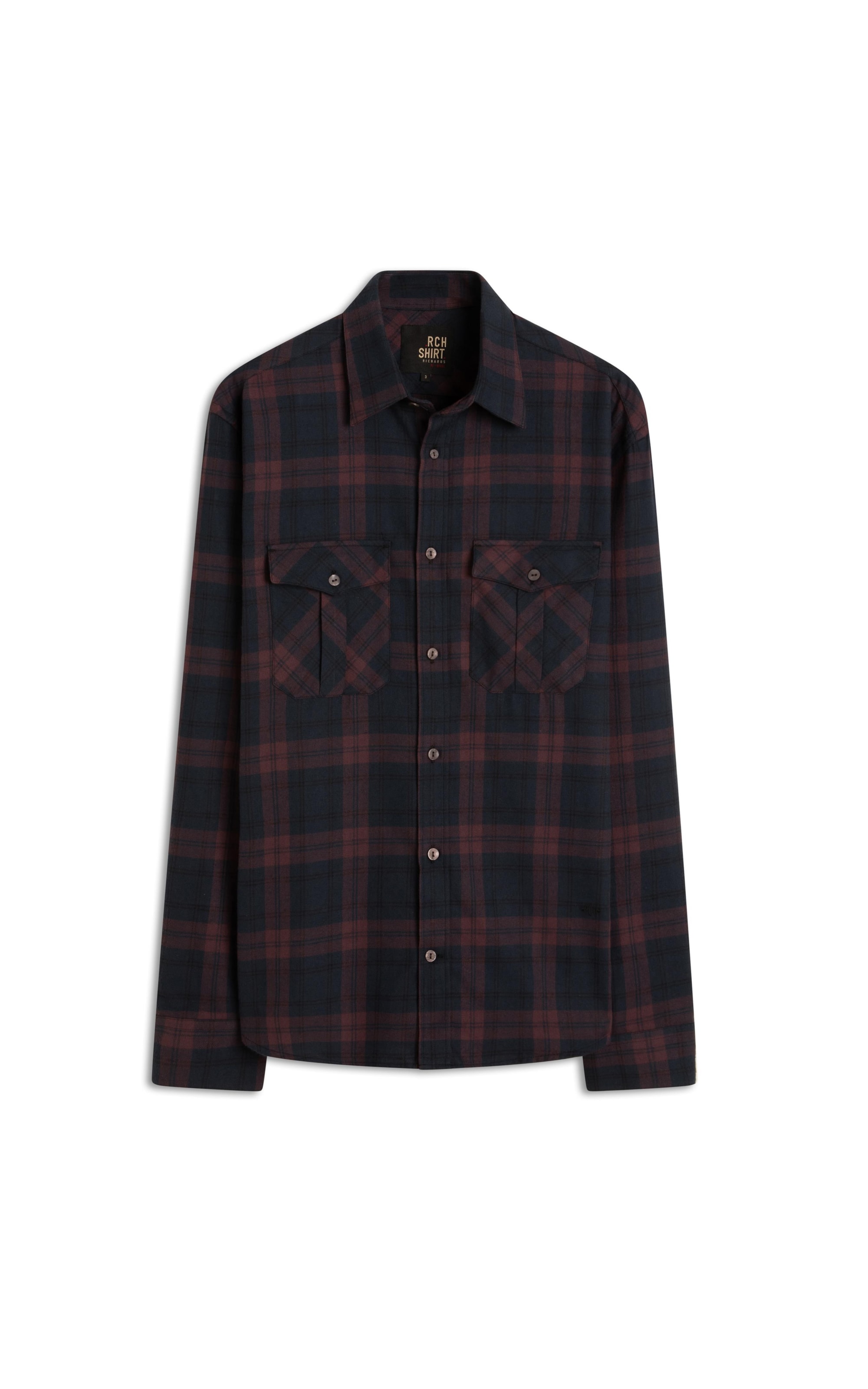 Camisa Flanela Yuri Ml Bordeaux