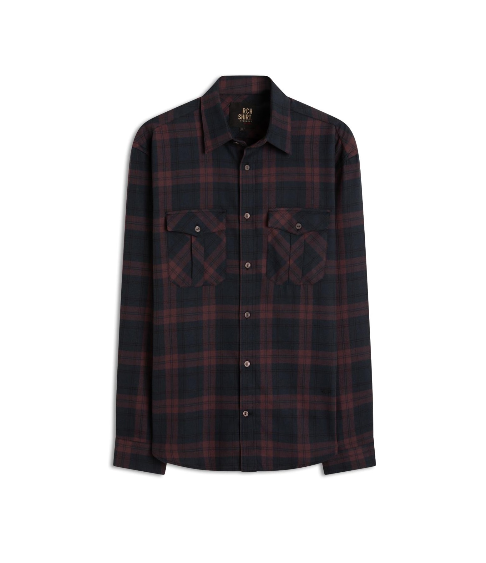 Camisa Flanela Yuri Ml Bordeaux