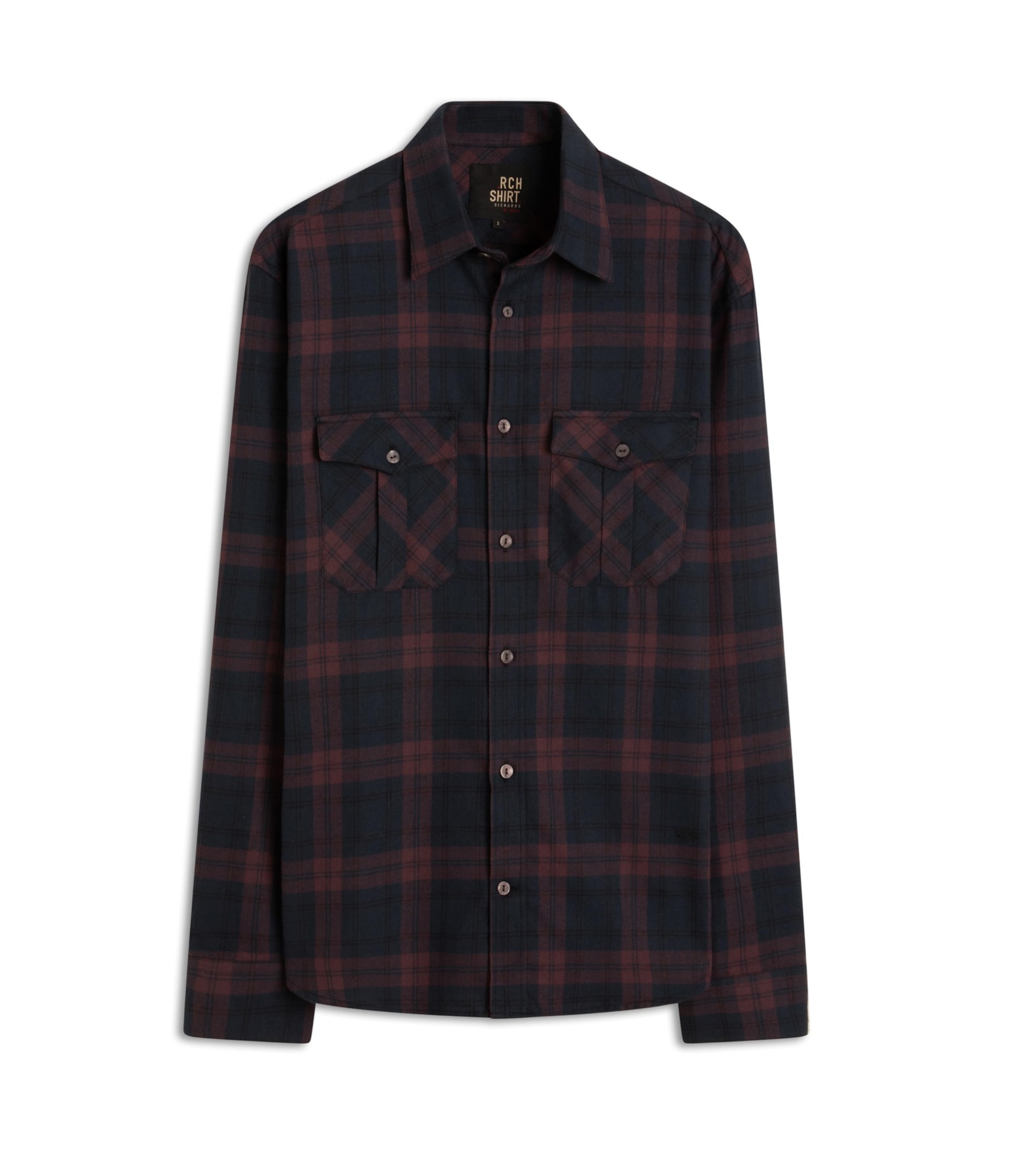 Camisa Flanela Yuri Ml Bordeaux