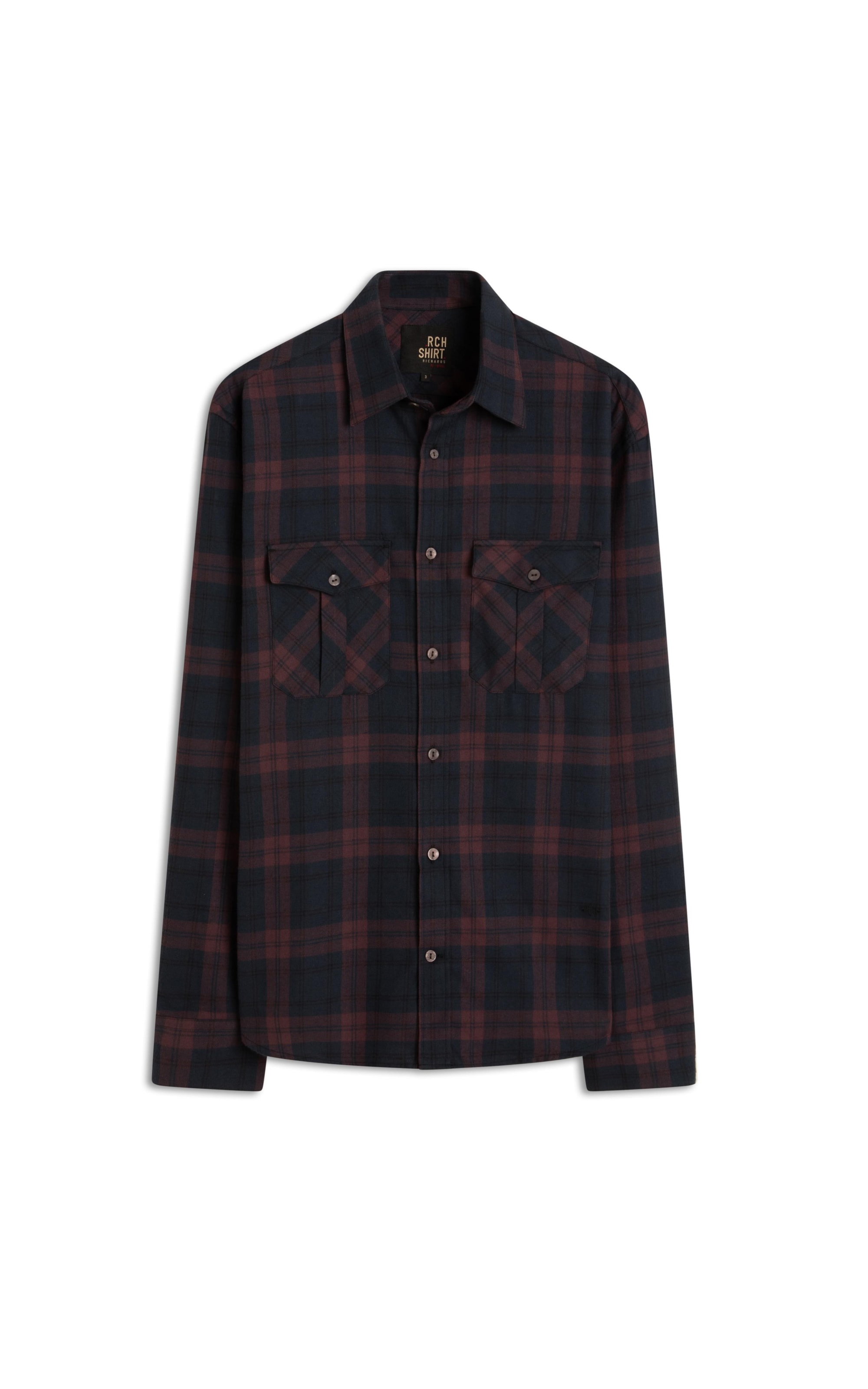 Camisa Flanela Yuri Ml Bordeaux
