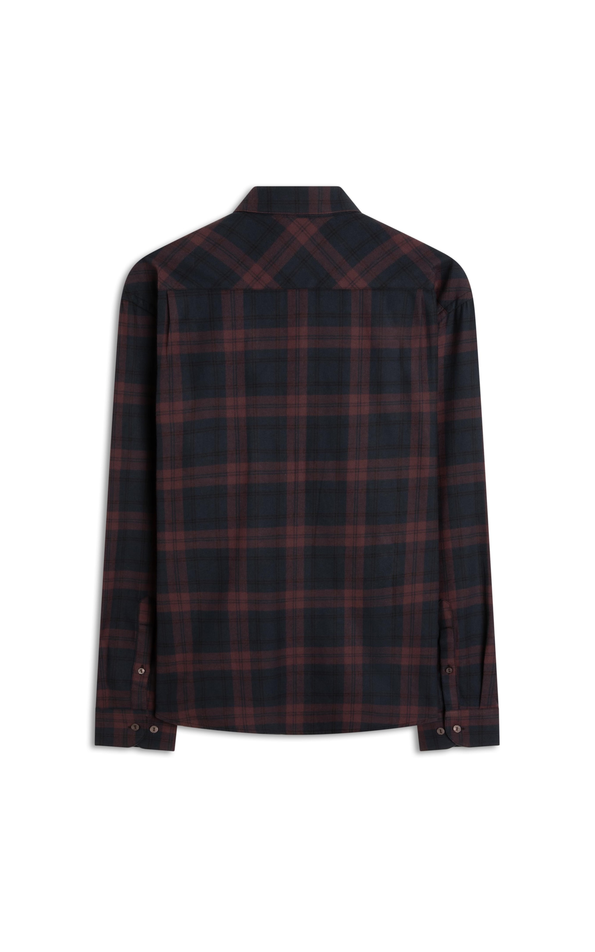 Camisa Flanela Yuri Ml Bordeaux