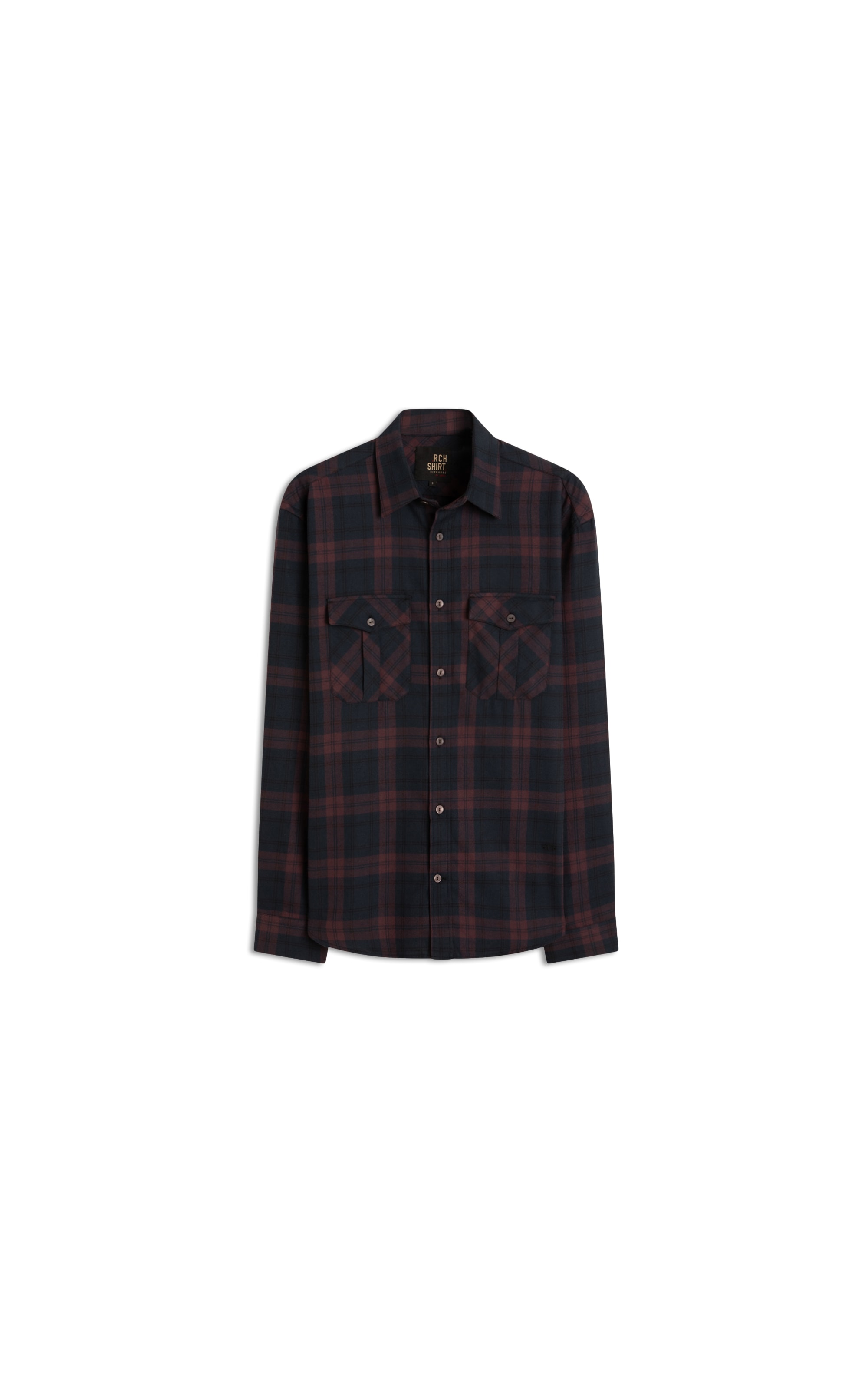 Camisa Flanela Yuri Ml Bordeaux