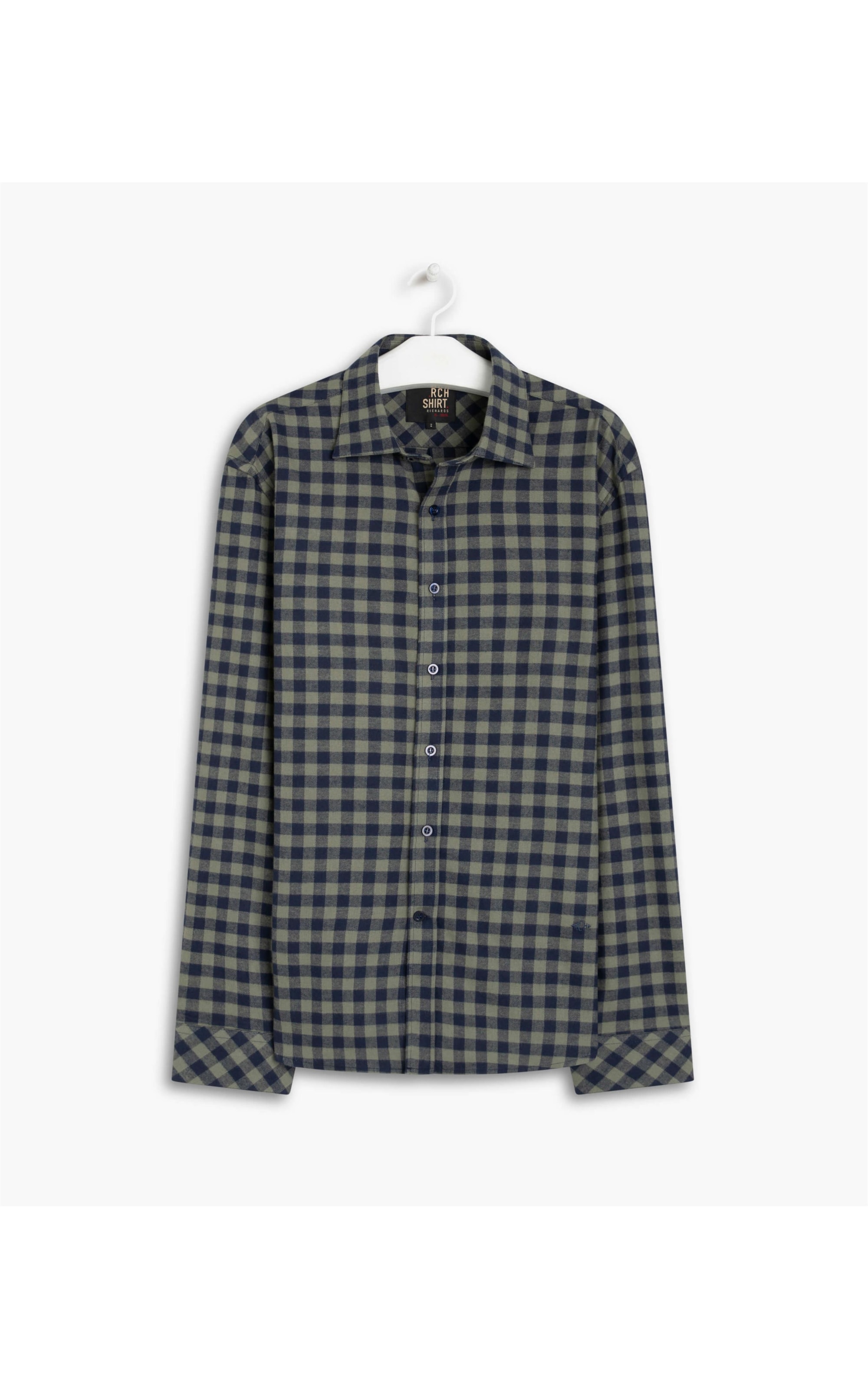 Camisa Flanelada Xadrez Ademilton Ml Verde Escuro