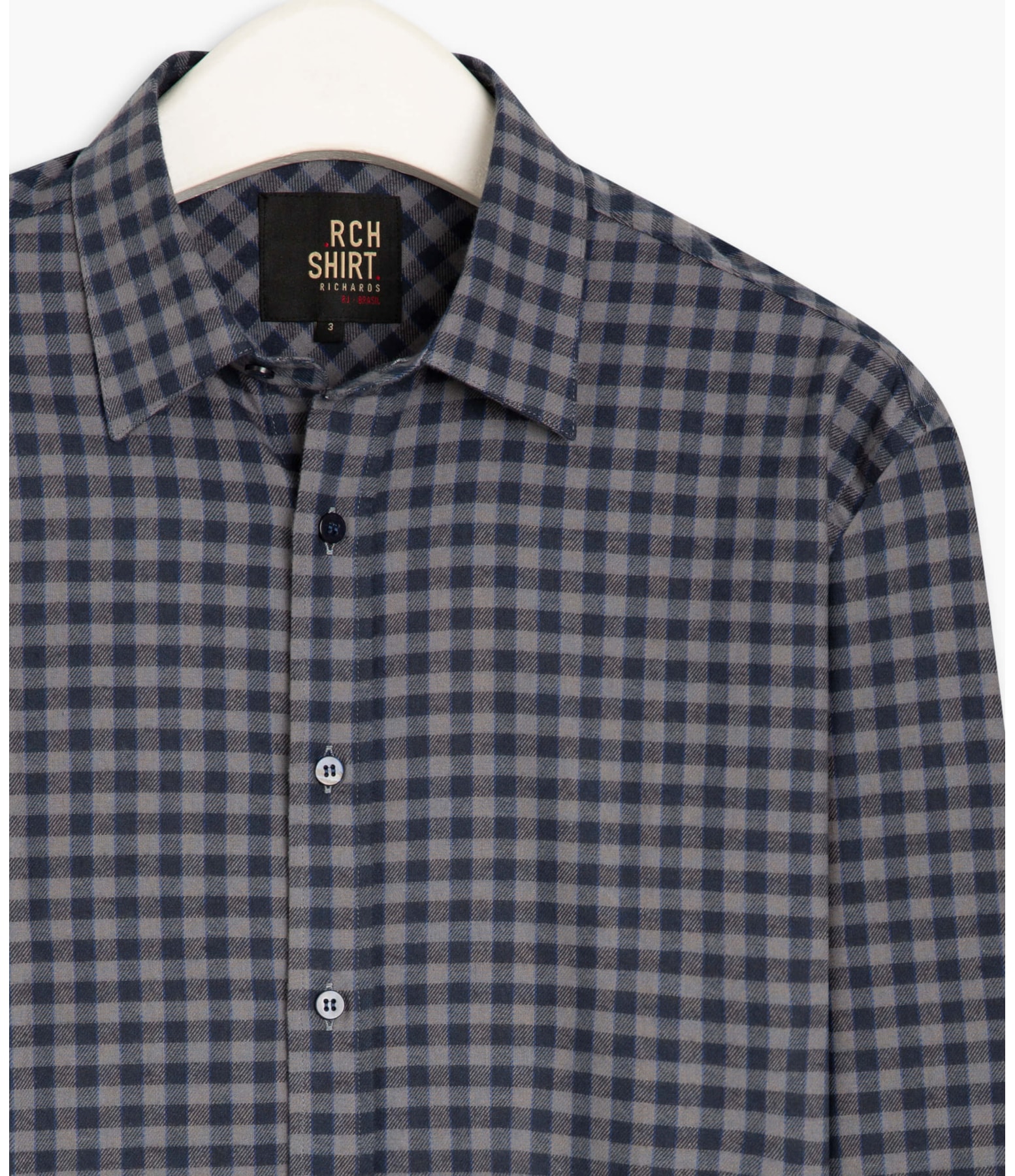 Camisa Flanelada Xadrez Ale Ml Marinho