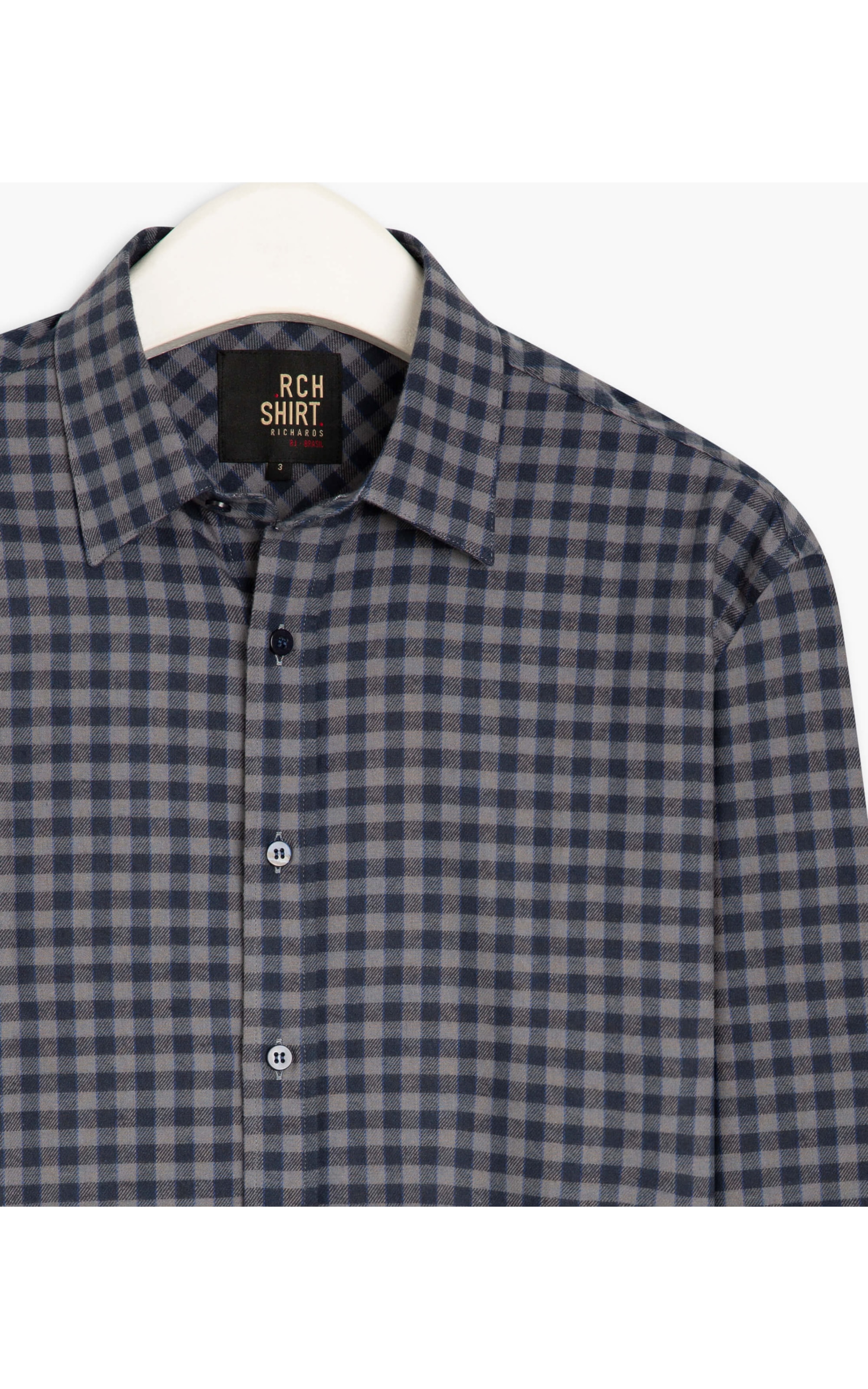 Camisa Flanelada Xadrez Ale Ml Marinho