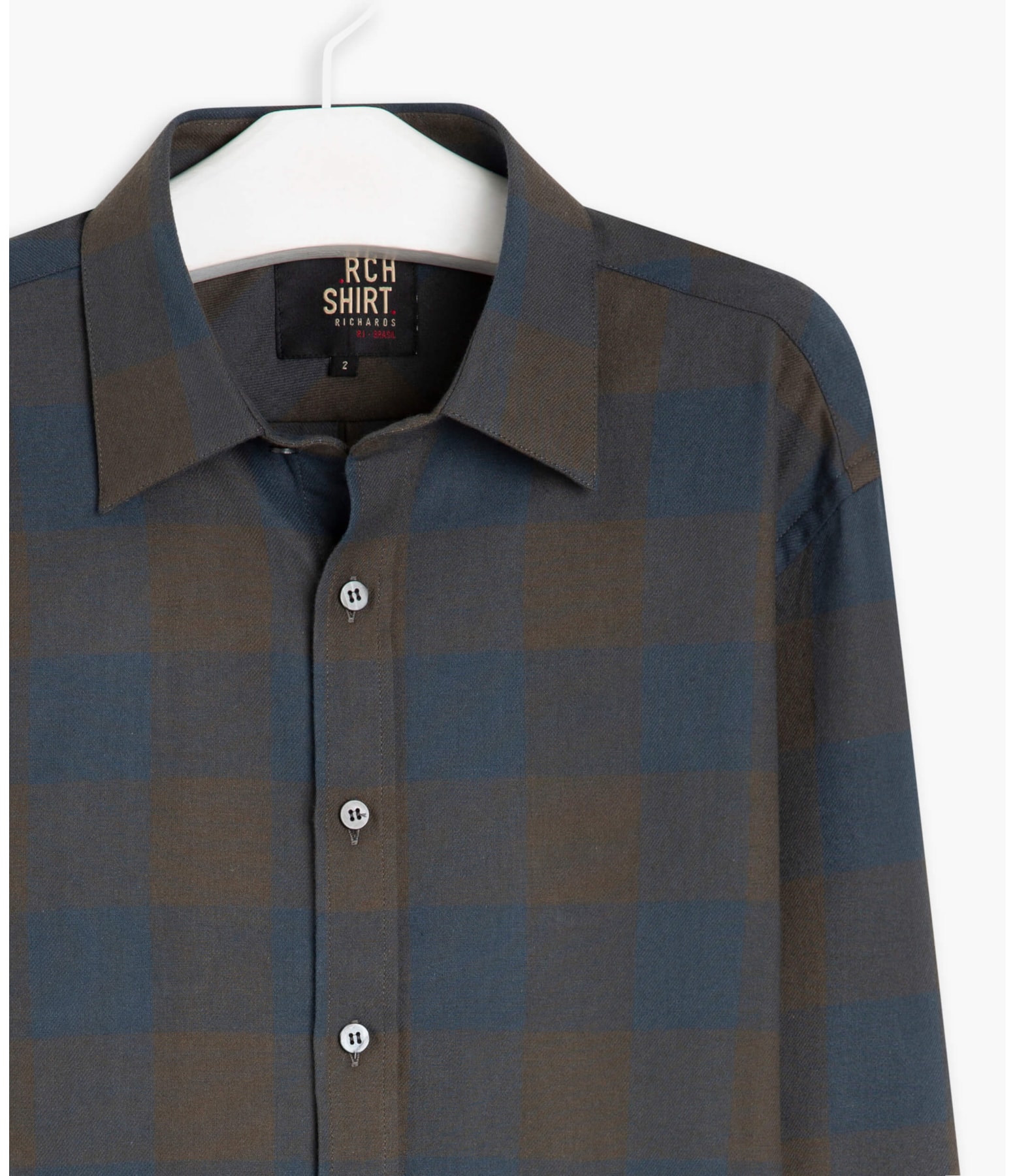 Camisa Flanelada Xadrez Ale Ml Verde Escuro
