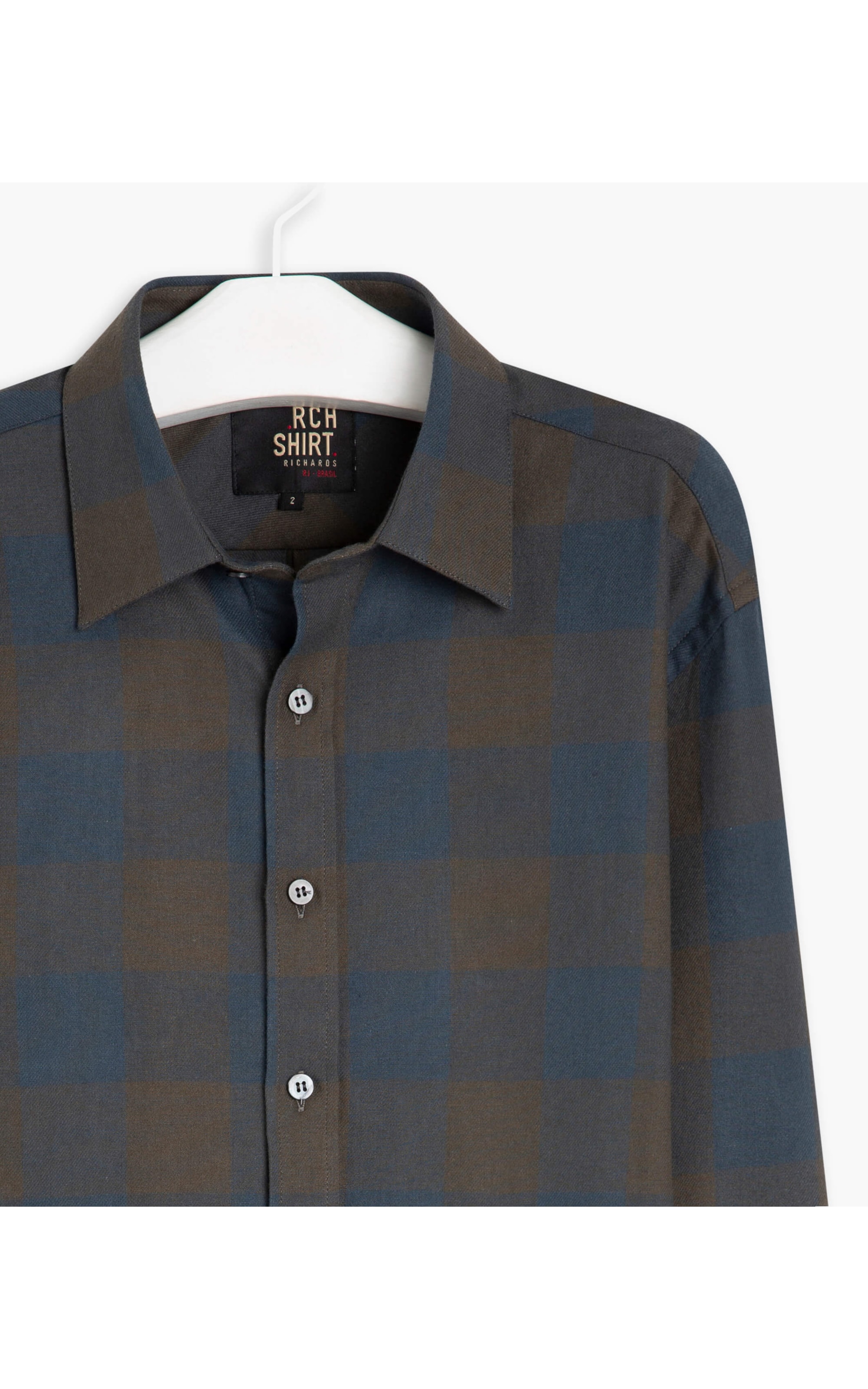 Camisa Flanelada Xadrez Ale Ml Verde Escuro