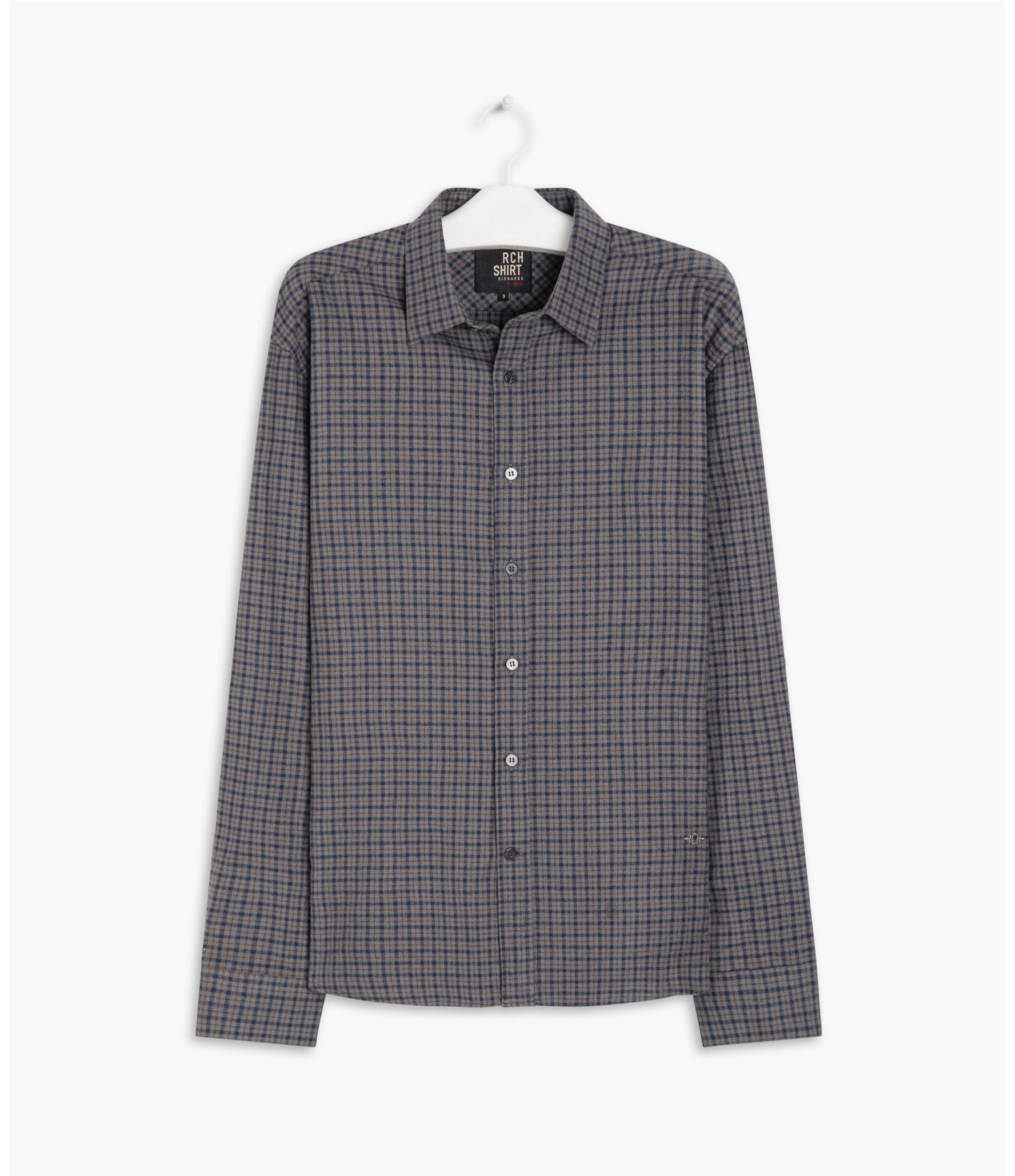 Camisa Flanelada Xadrez Grafite